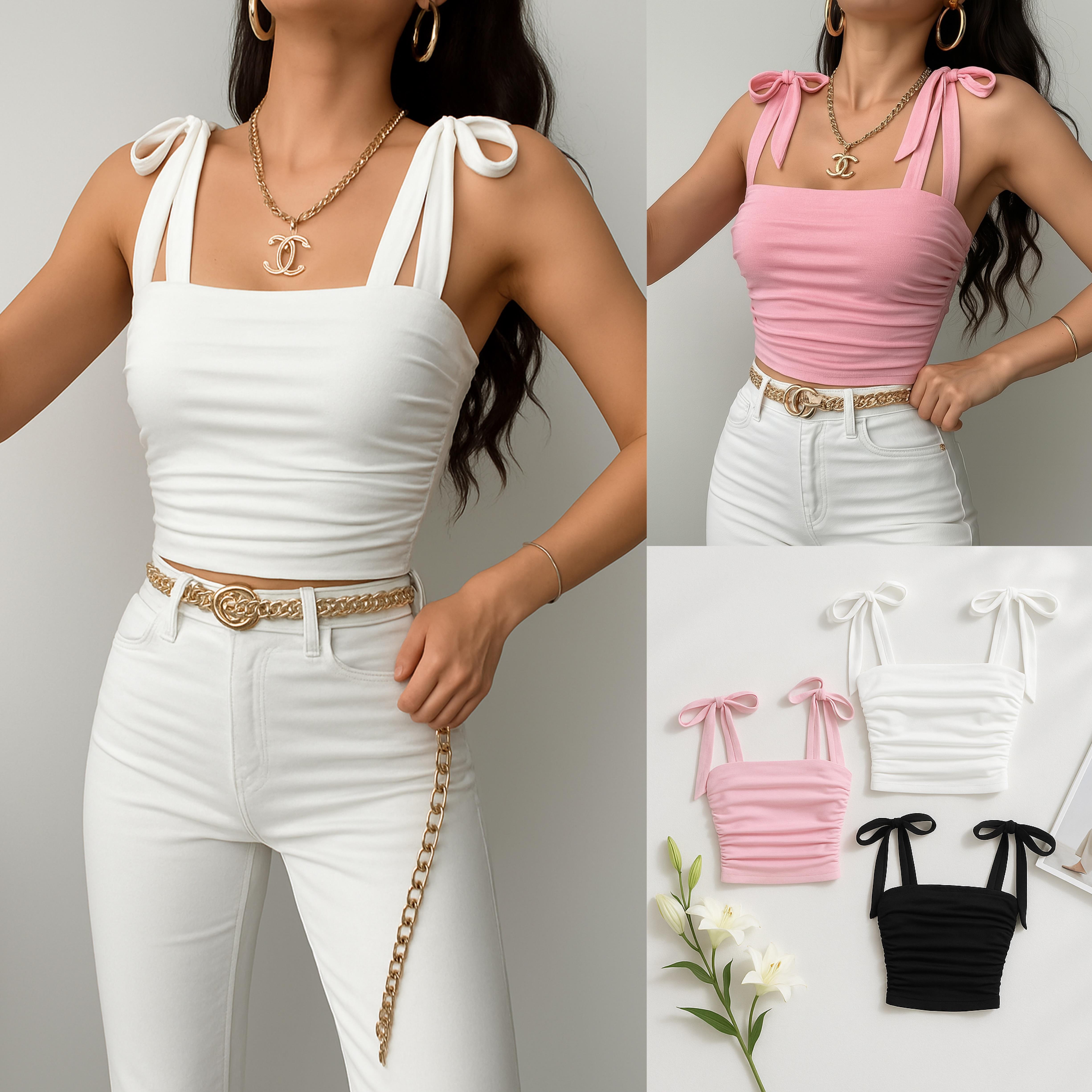 CAISEY BAĞLAMALI CROP TOP