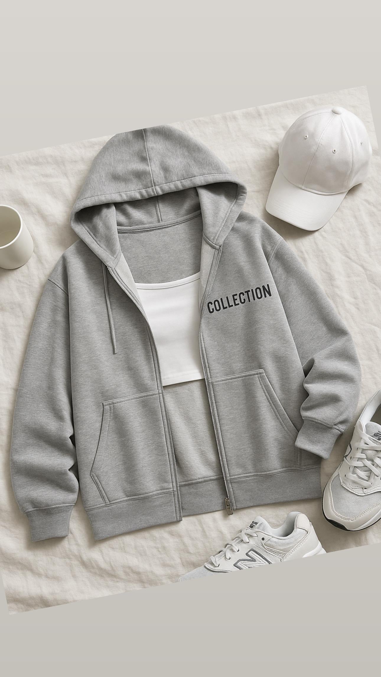 CLC OVERSIZE FERMUARLI SWEATSHIRT