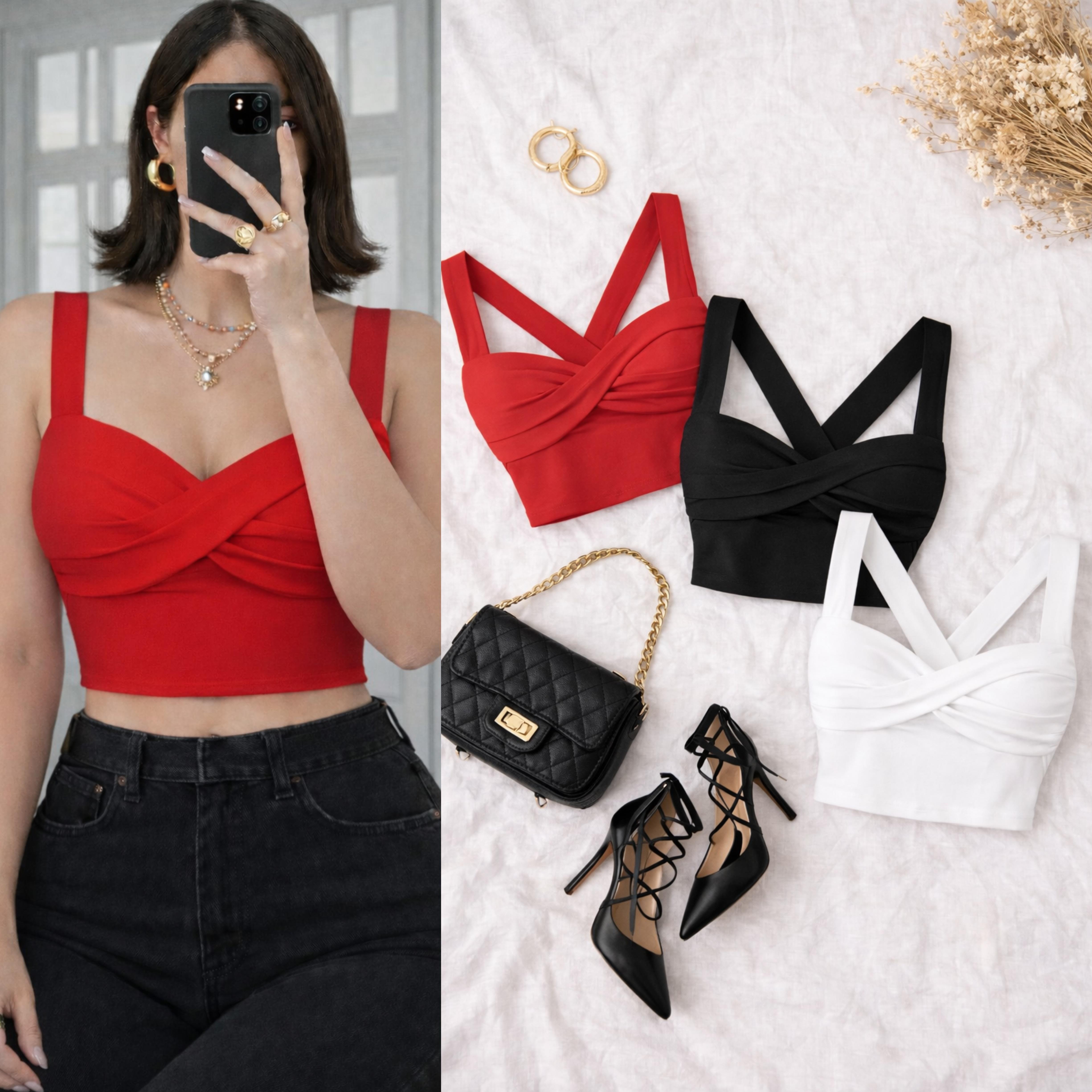 DARY ÇIKARILABİLİR DOLGULU CROP TOP