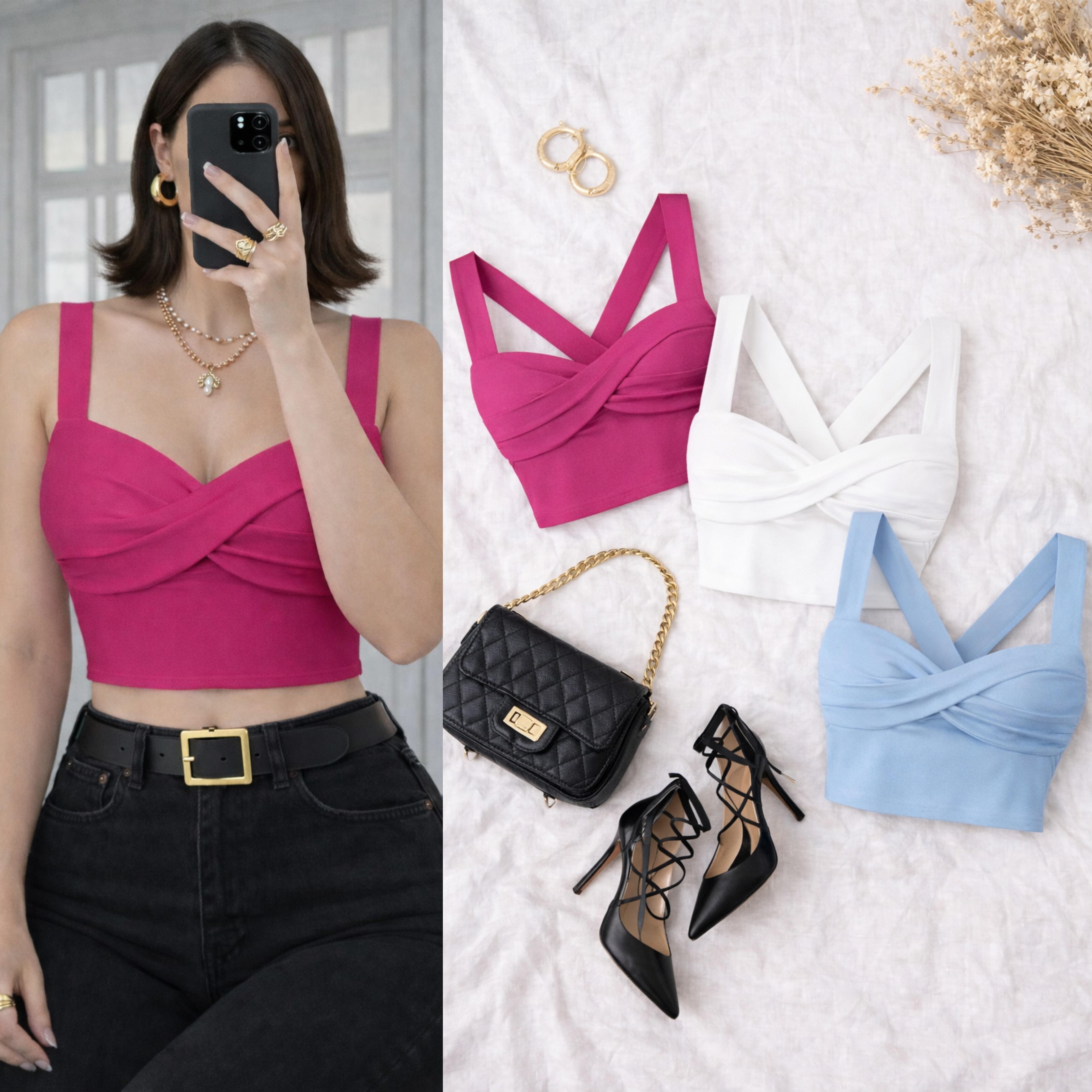 DARY ÇIKARILABİLİR DOLGULU CROP TOP