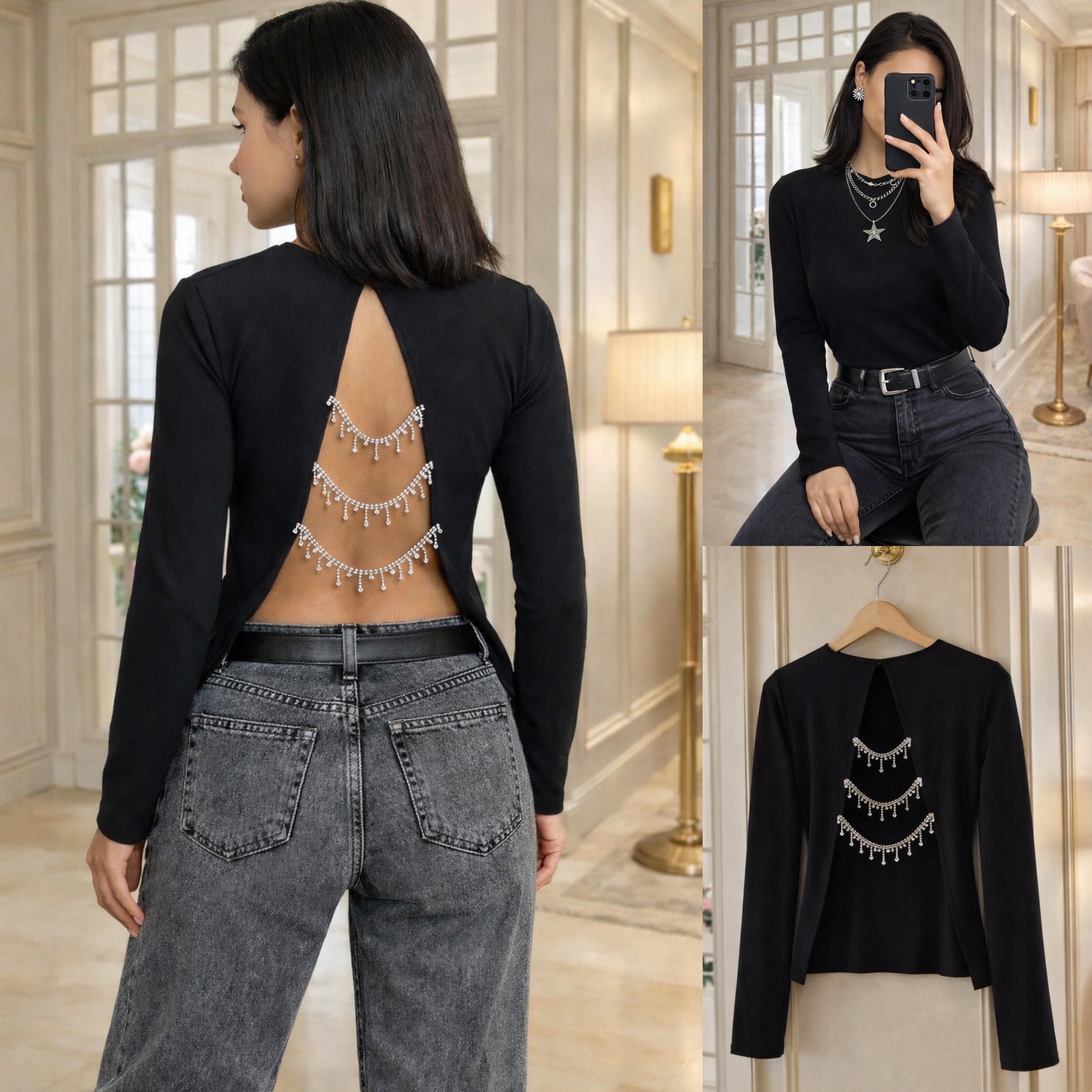 EVON AKSESUARLI BLUZ