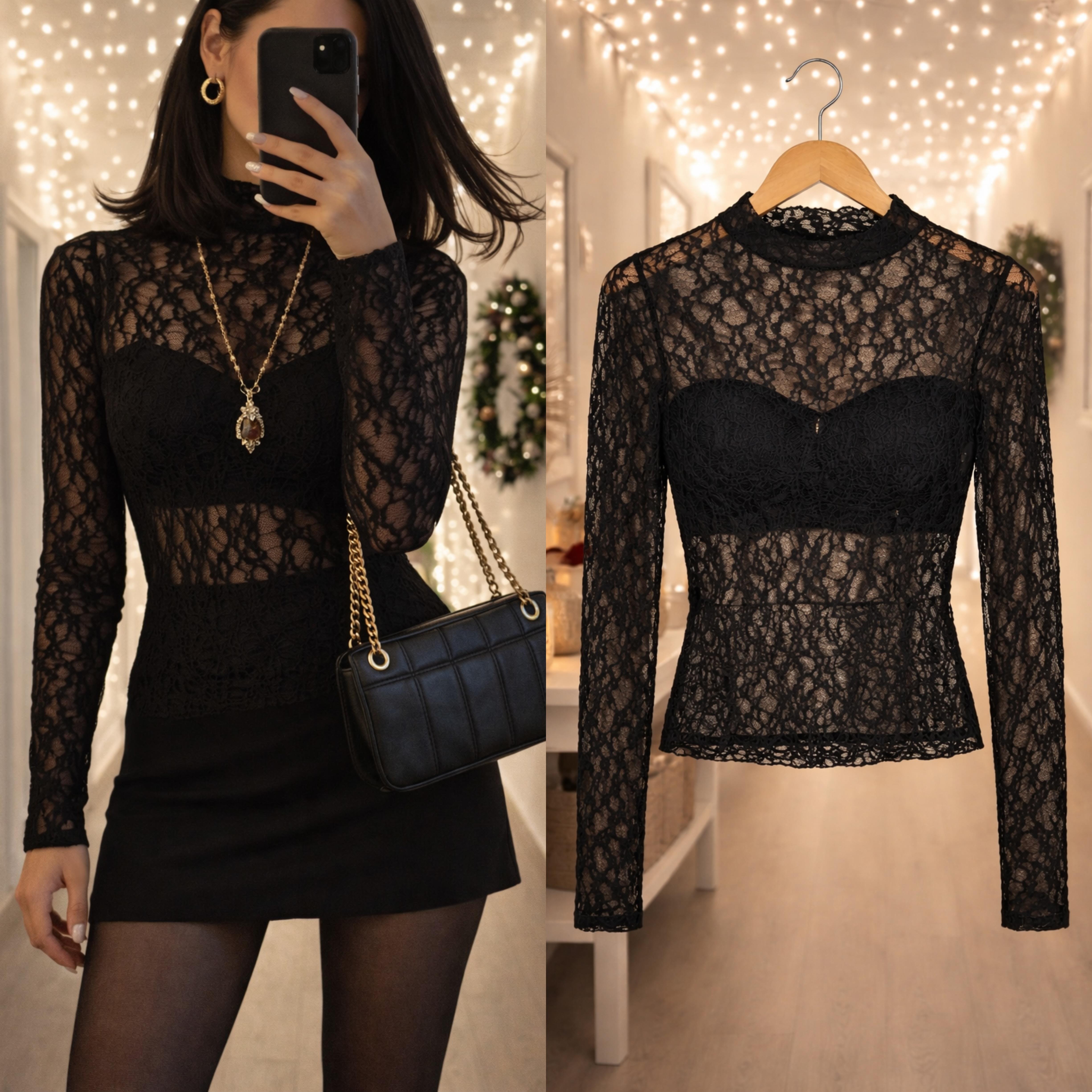 GIGI DANTEL LİKRALI BLUZ 