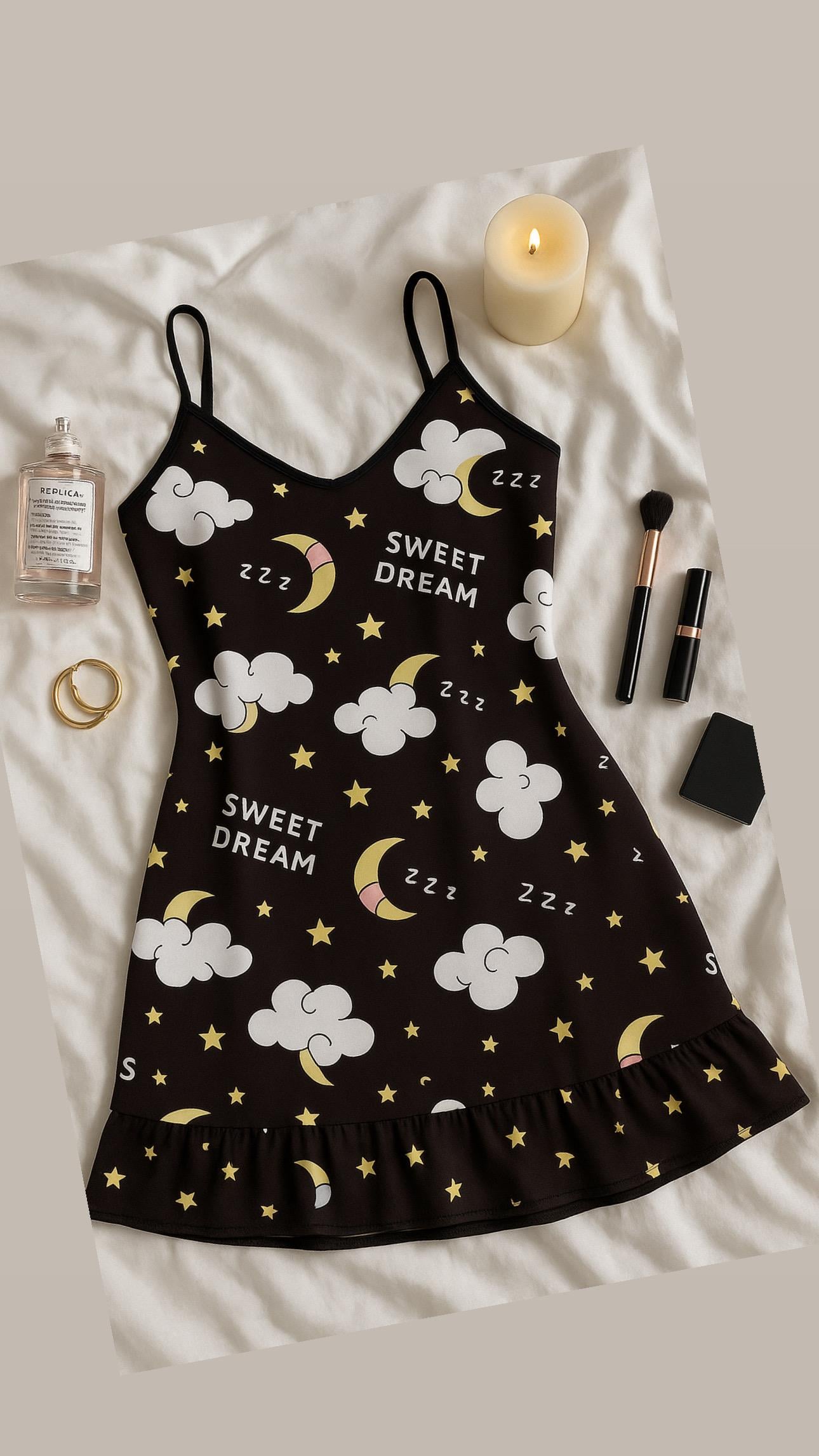 GOODNIGHT PAMUKLU GECELİK