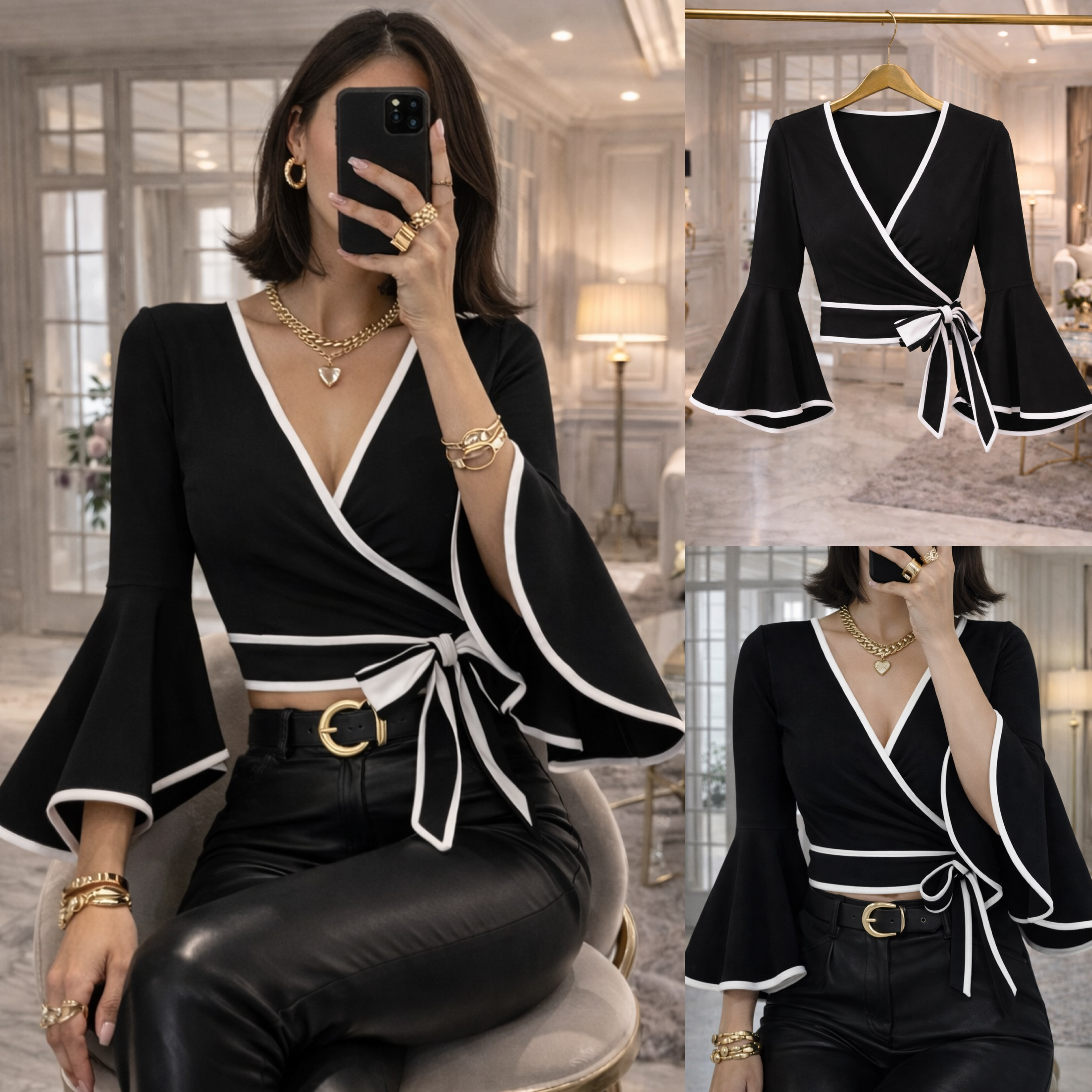 ILVA İSPANYOL KOL BLUZ