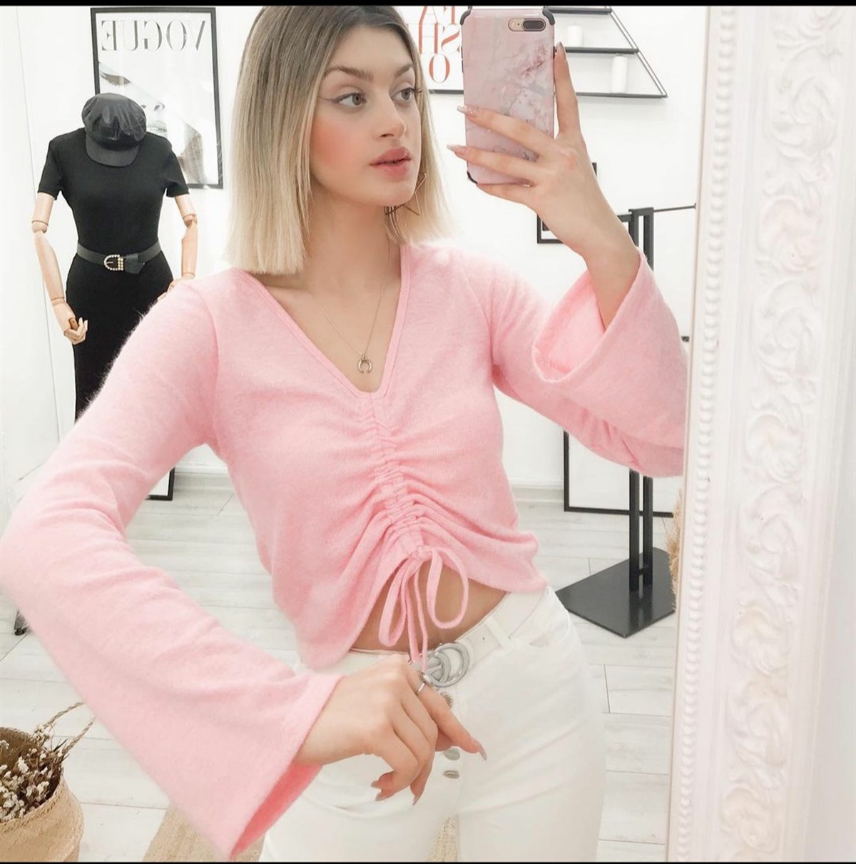 İSPANYOL BUZGULU YUMOS BLUZ