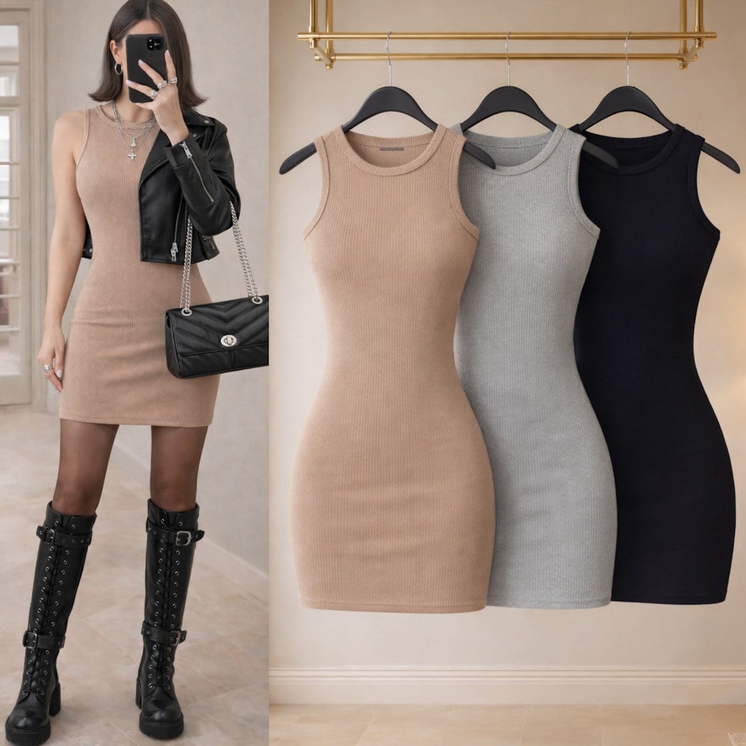 KISY FİTİLLİ ELBİSE 