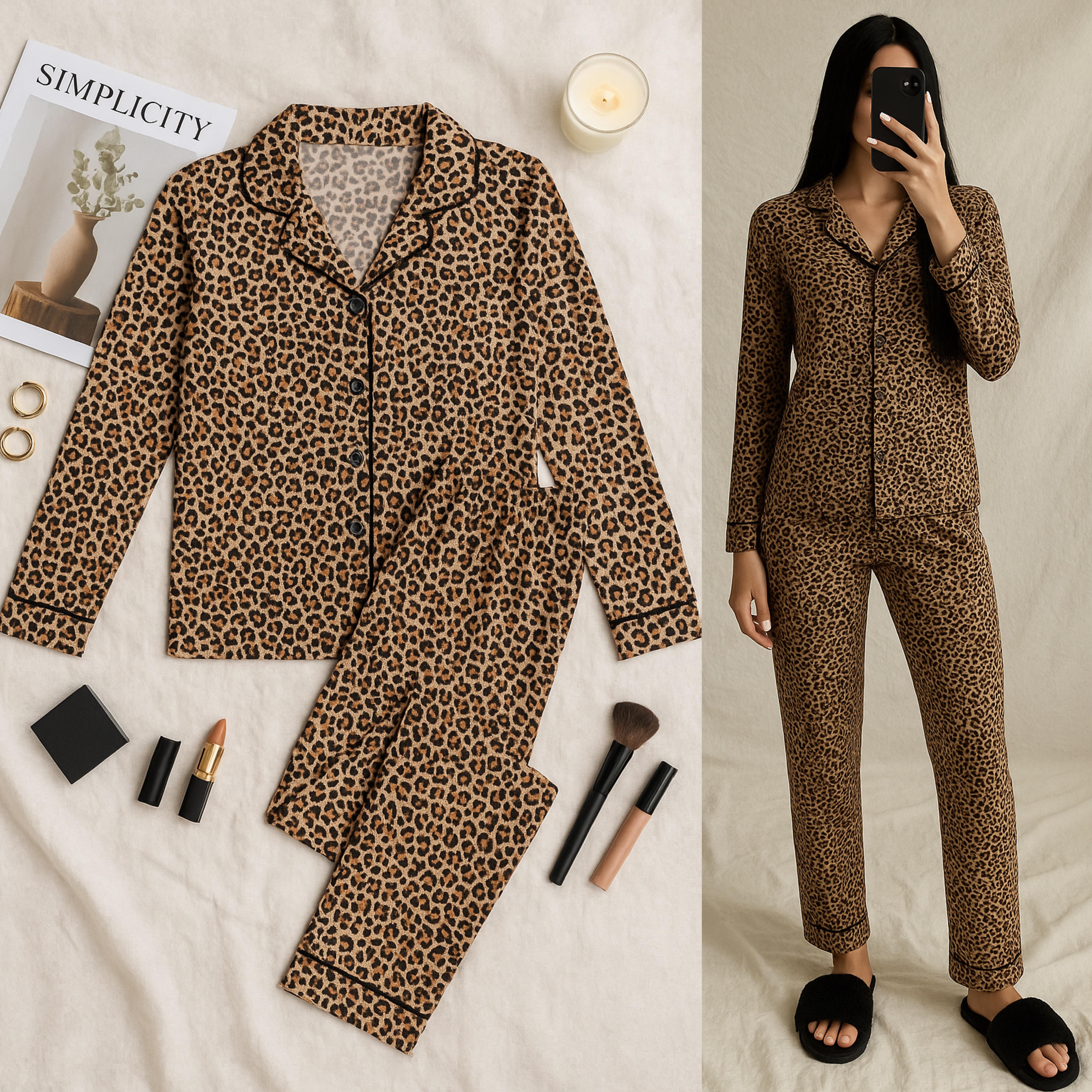 LEOMY DESENLİ PİJAMA TAKIMI