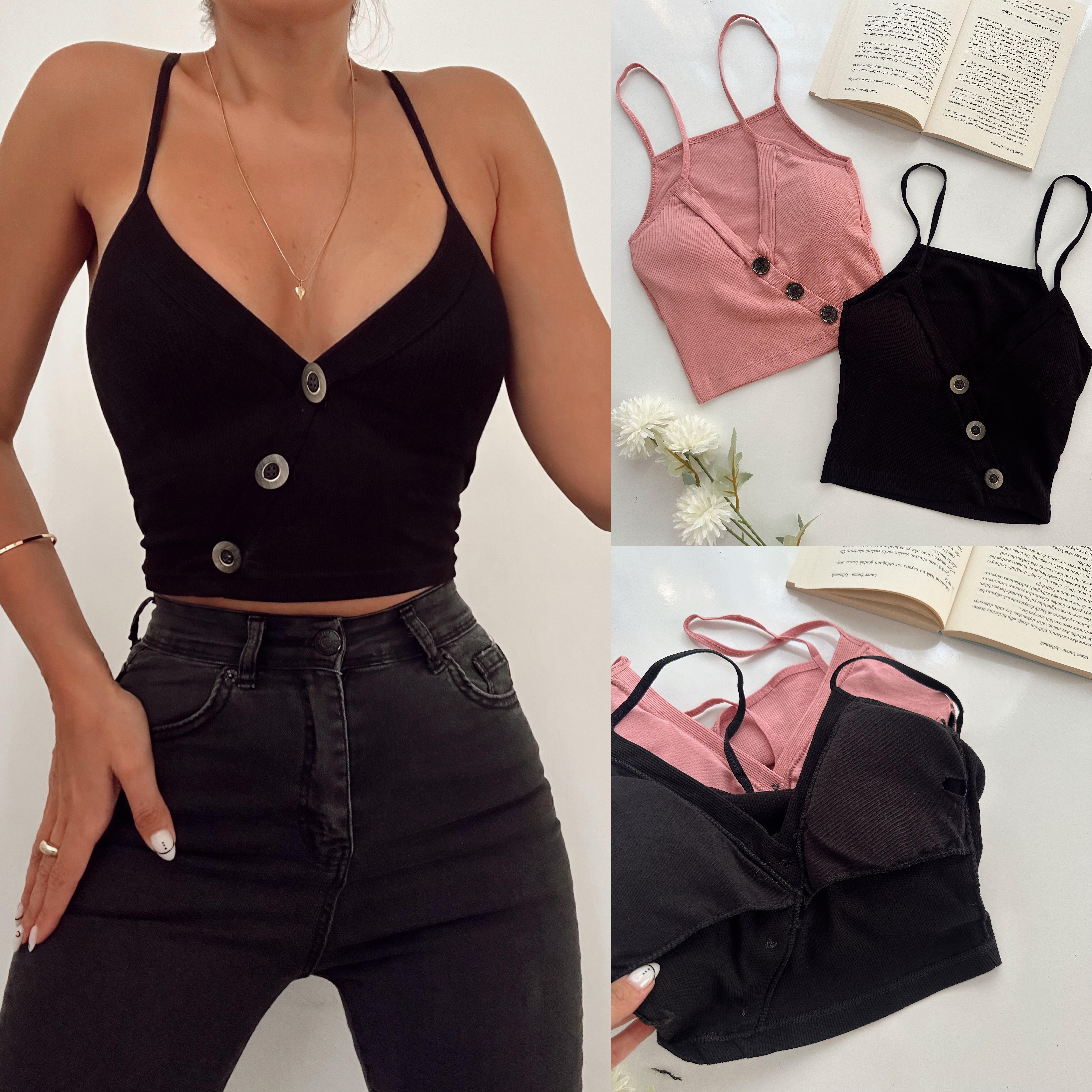 LILY ÇIKARILABİLİR DOLGULU BÜSTİYER SİYAH