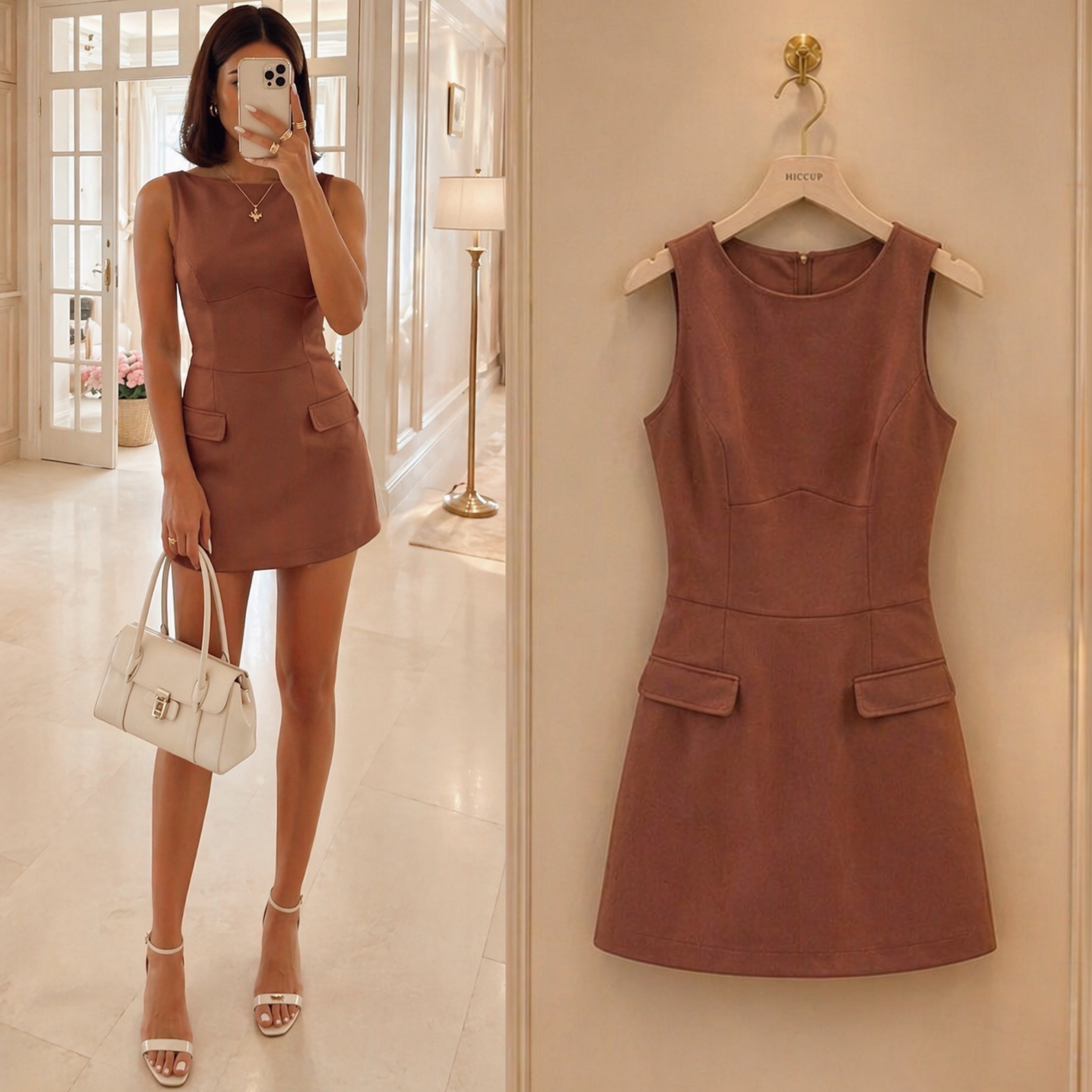 MELSA İÇİ ŞORTLU ESNEK ELBİSE