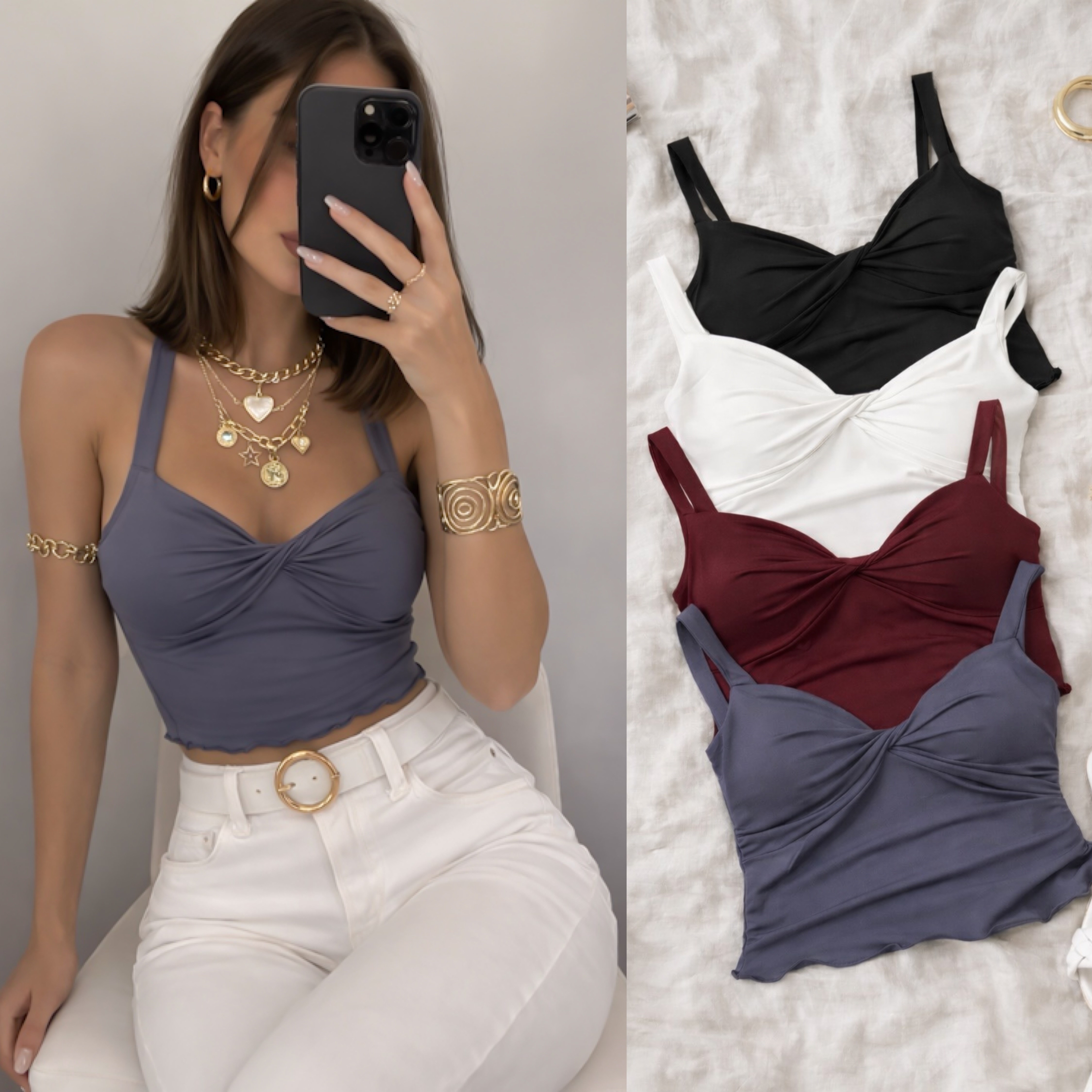 NALLY SANDY ASKILI BLUZ