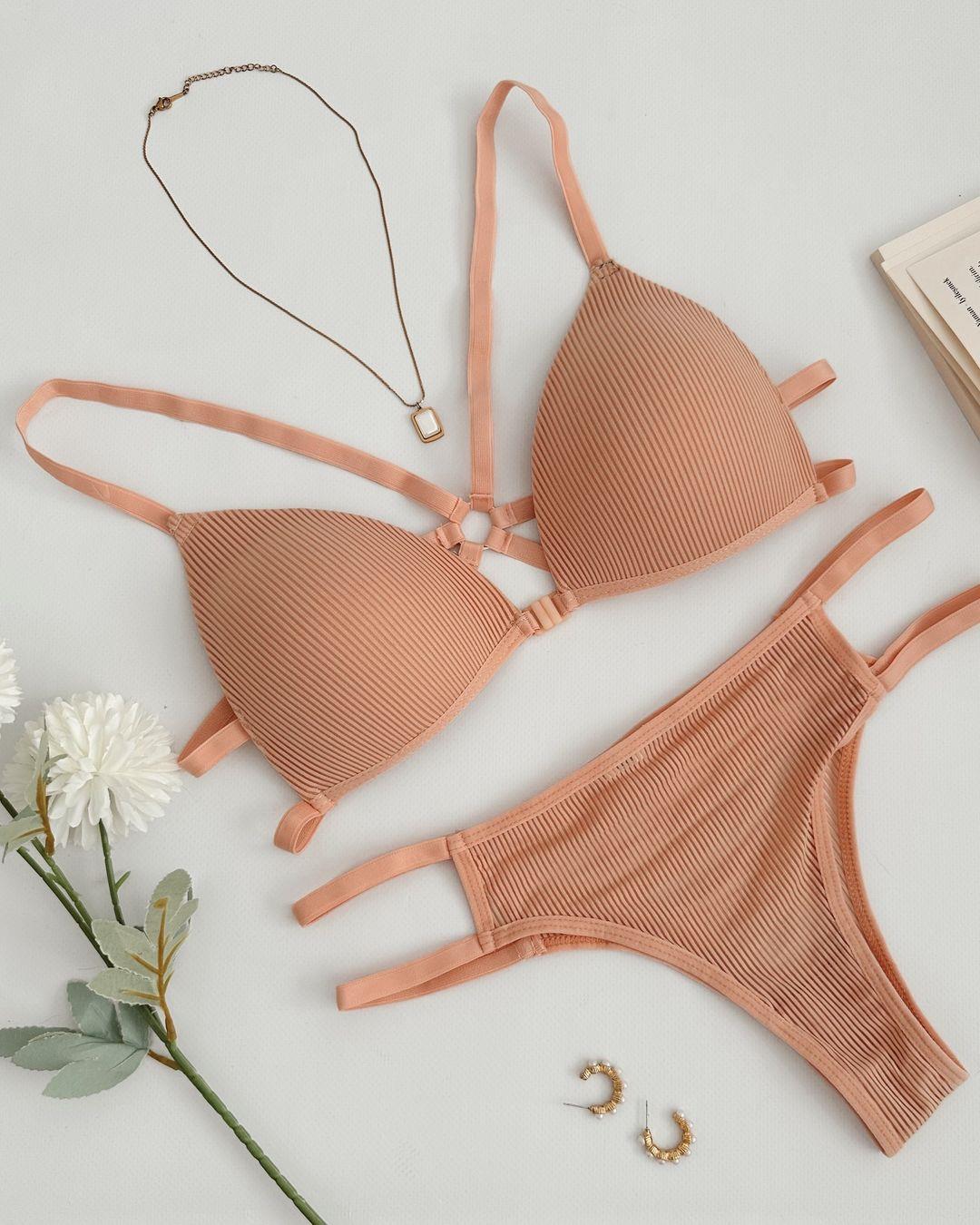 NELLY PUSH UP DOLGULU İÇ ÇAMAŞIRI TAKIM SOMON