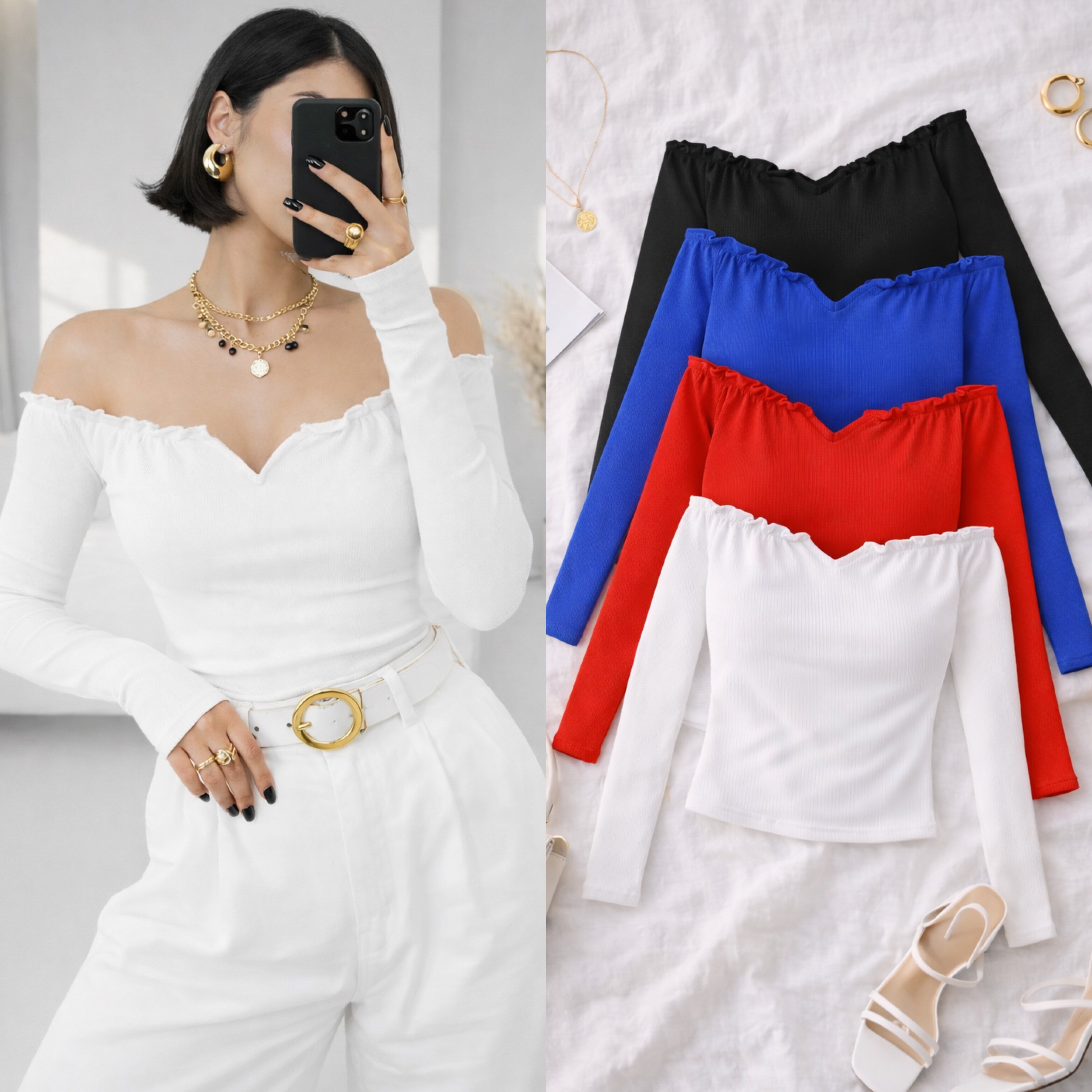 NELSA KAYIK YAKA BLUZ