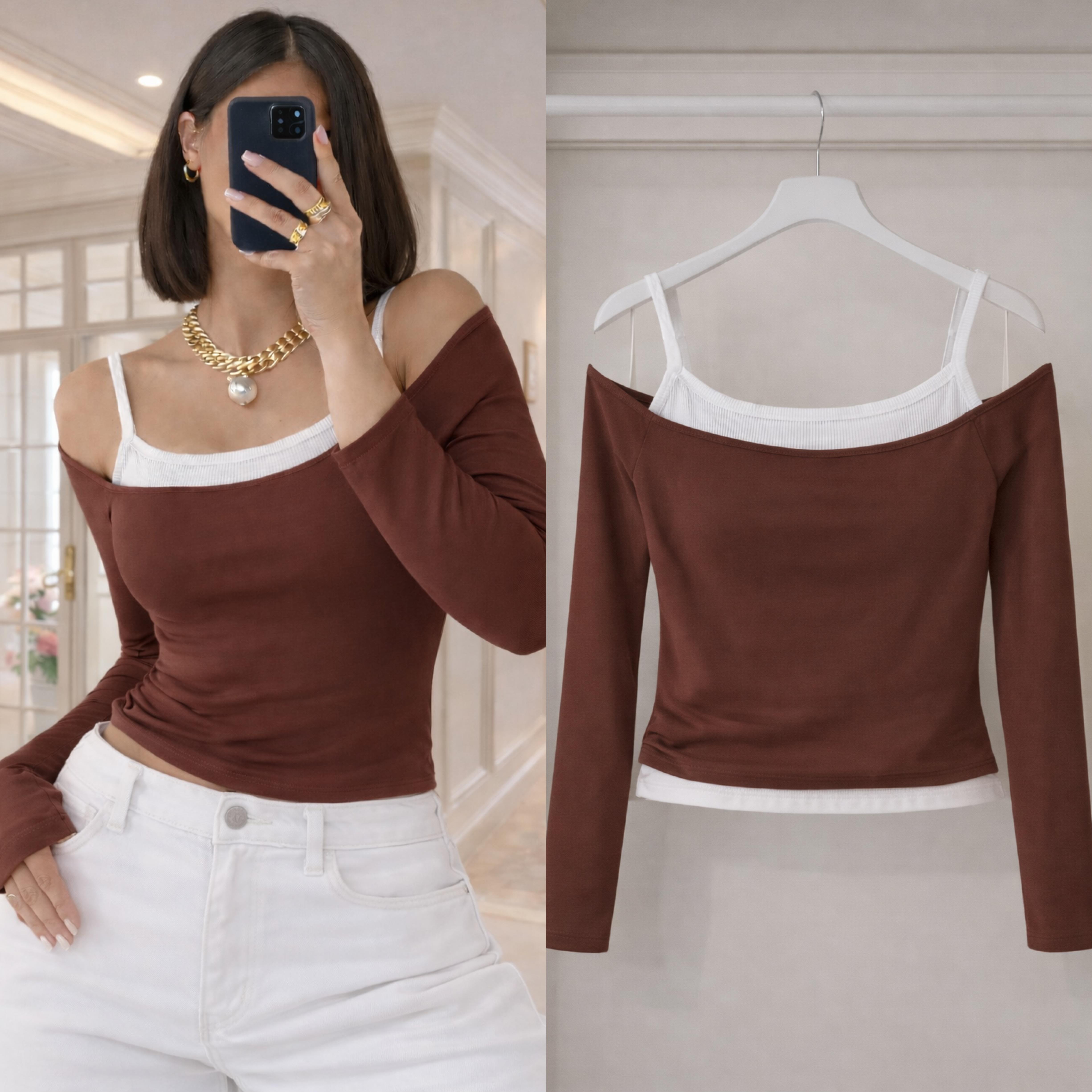 NERY FİTİLLİ ATLET SANDY BLUZ TAKIM 