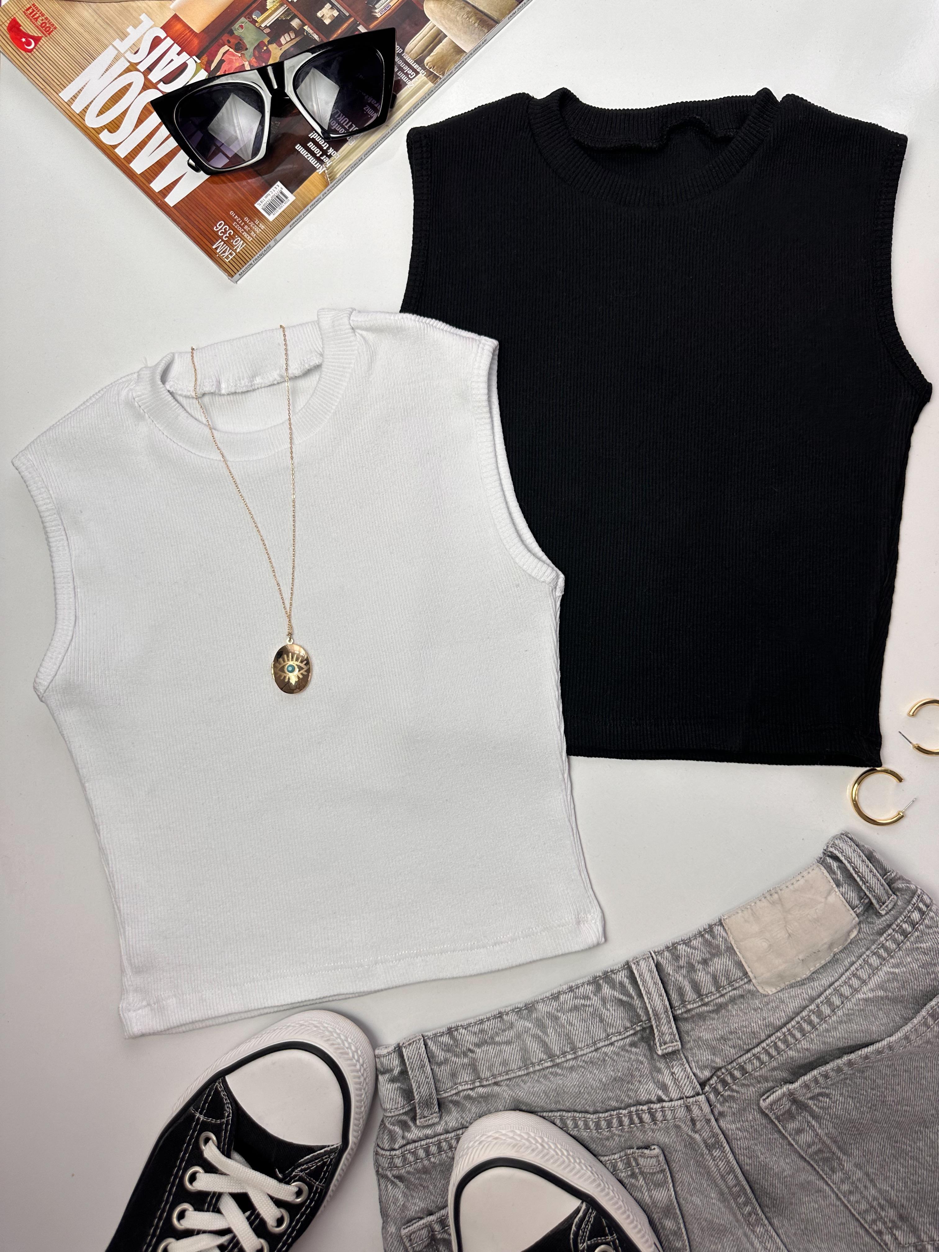 NOA BALIKÇI CROP ATLET 2Lİ SET 