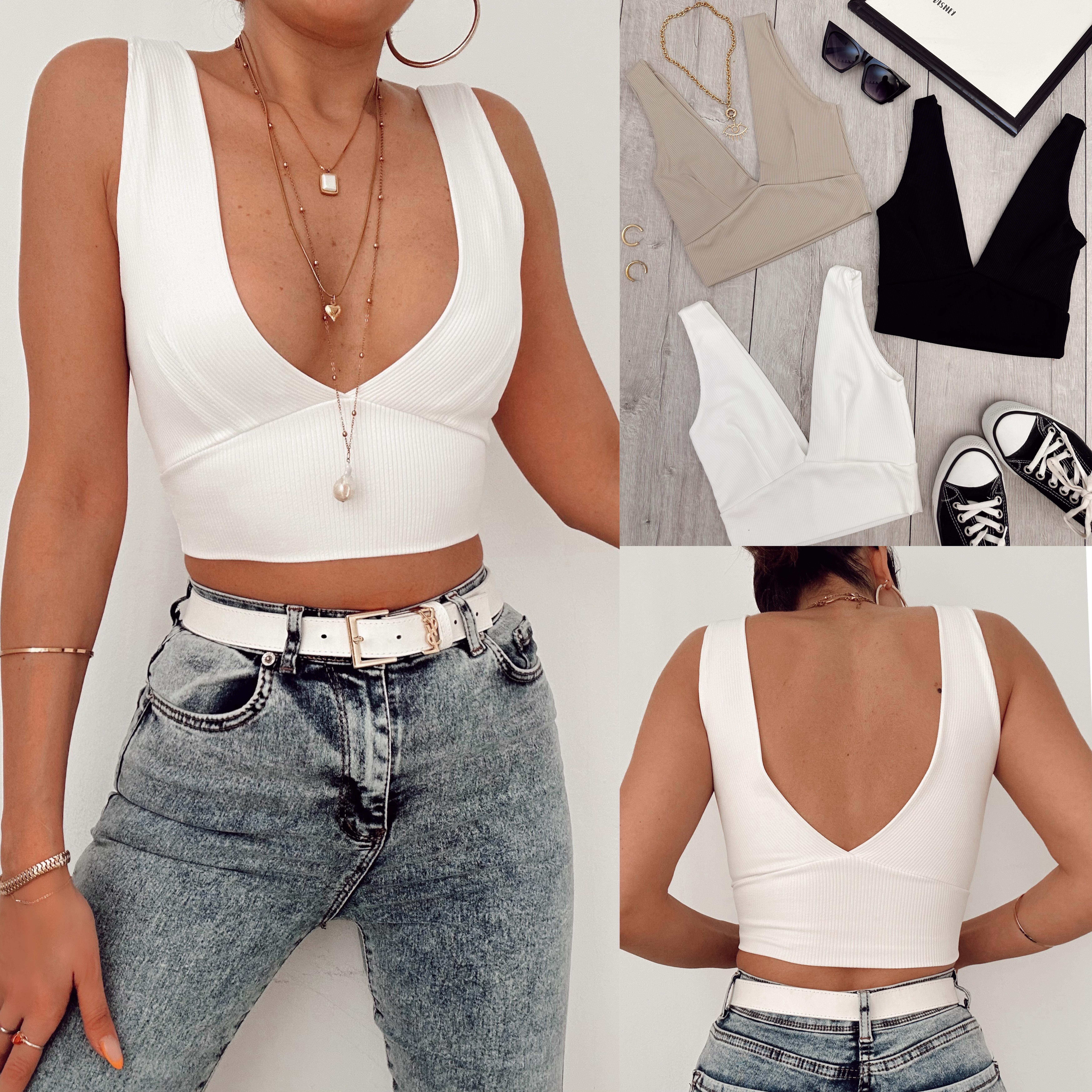 NORA ÖN ARKA V YAKA CROP TOP 