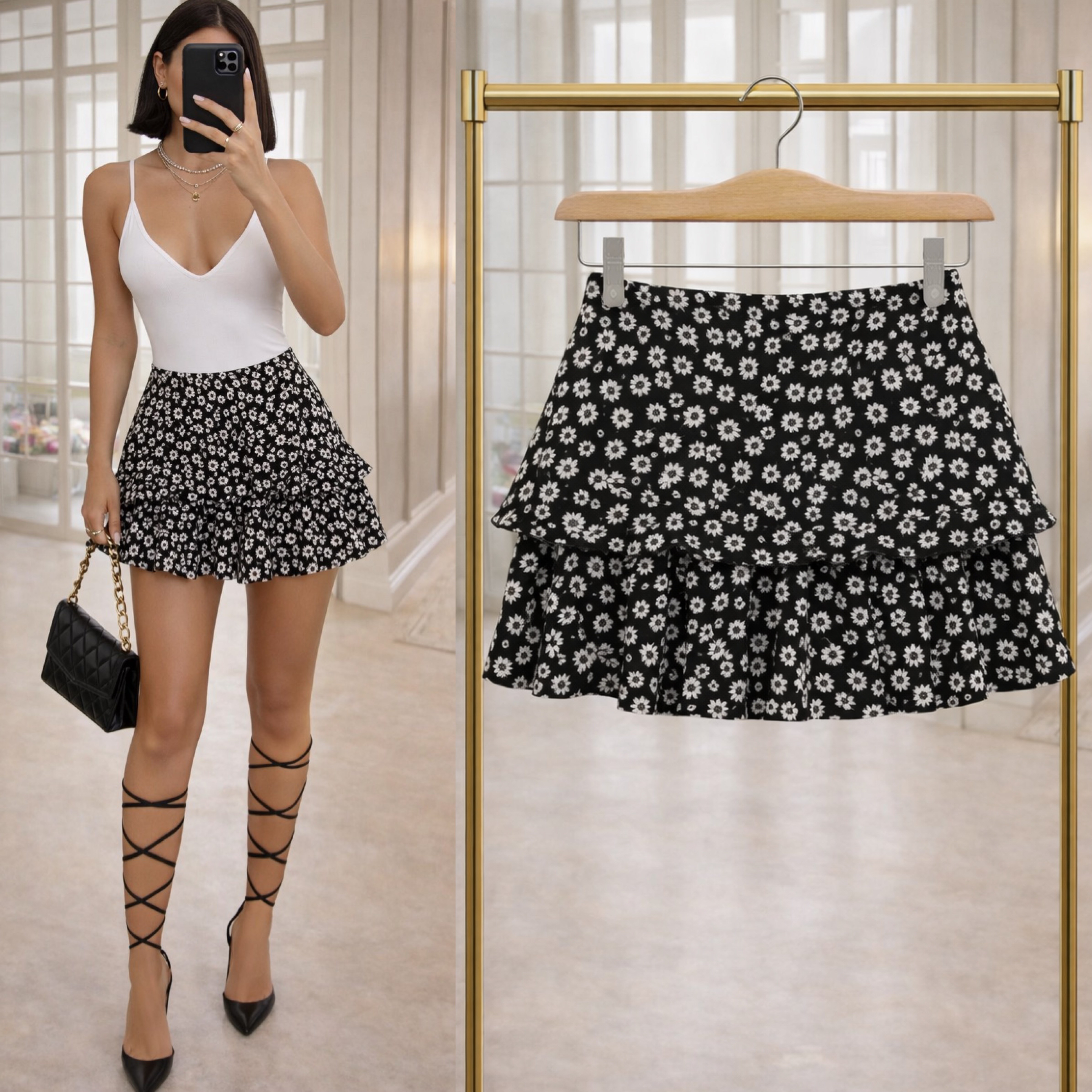 NRINA İÇİ ŞORTLU ETEK