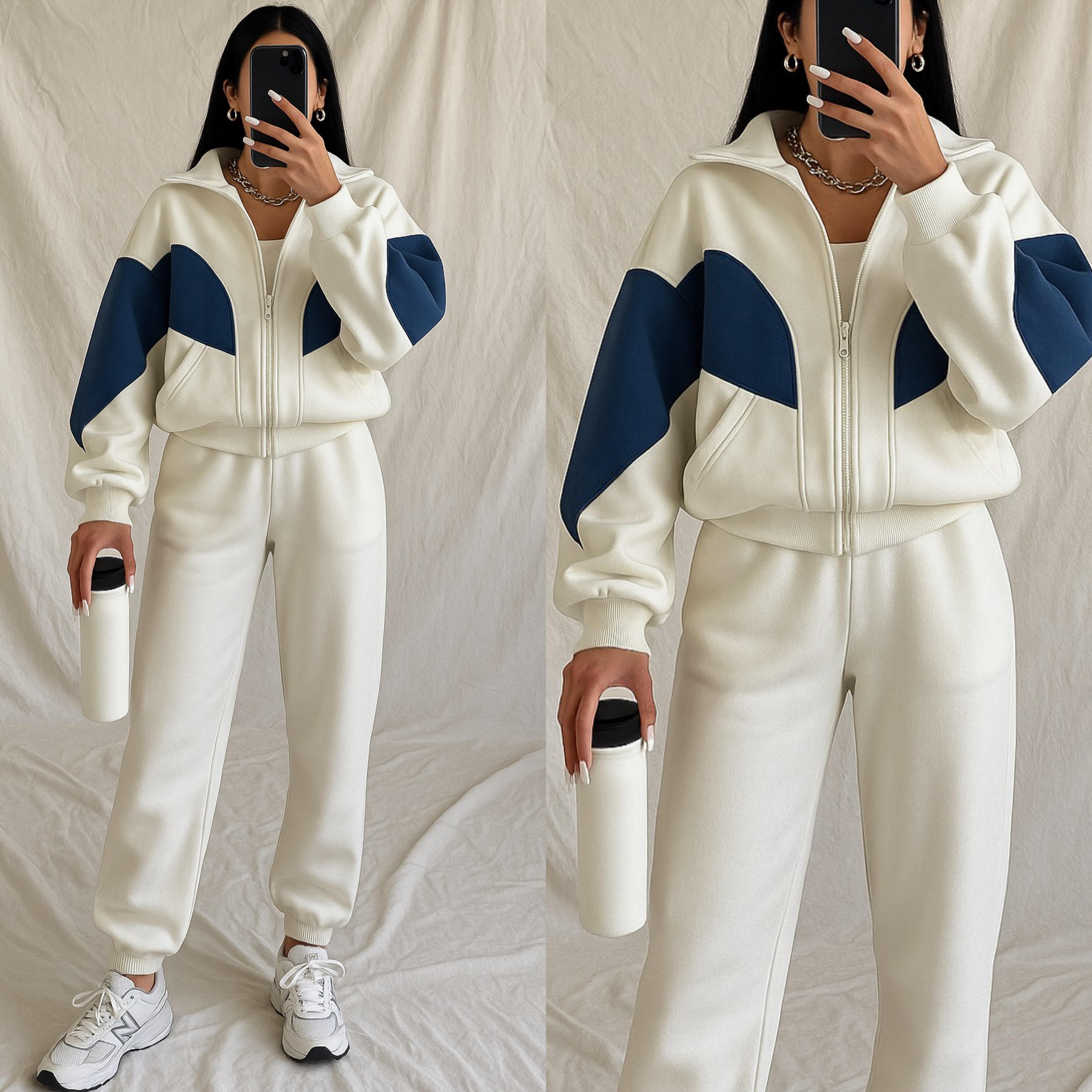 OLANY ŞERİTLİ OVERSIZE EŞOFMAN TAKIMI