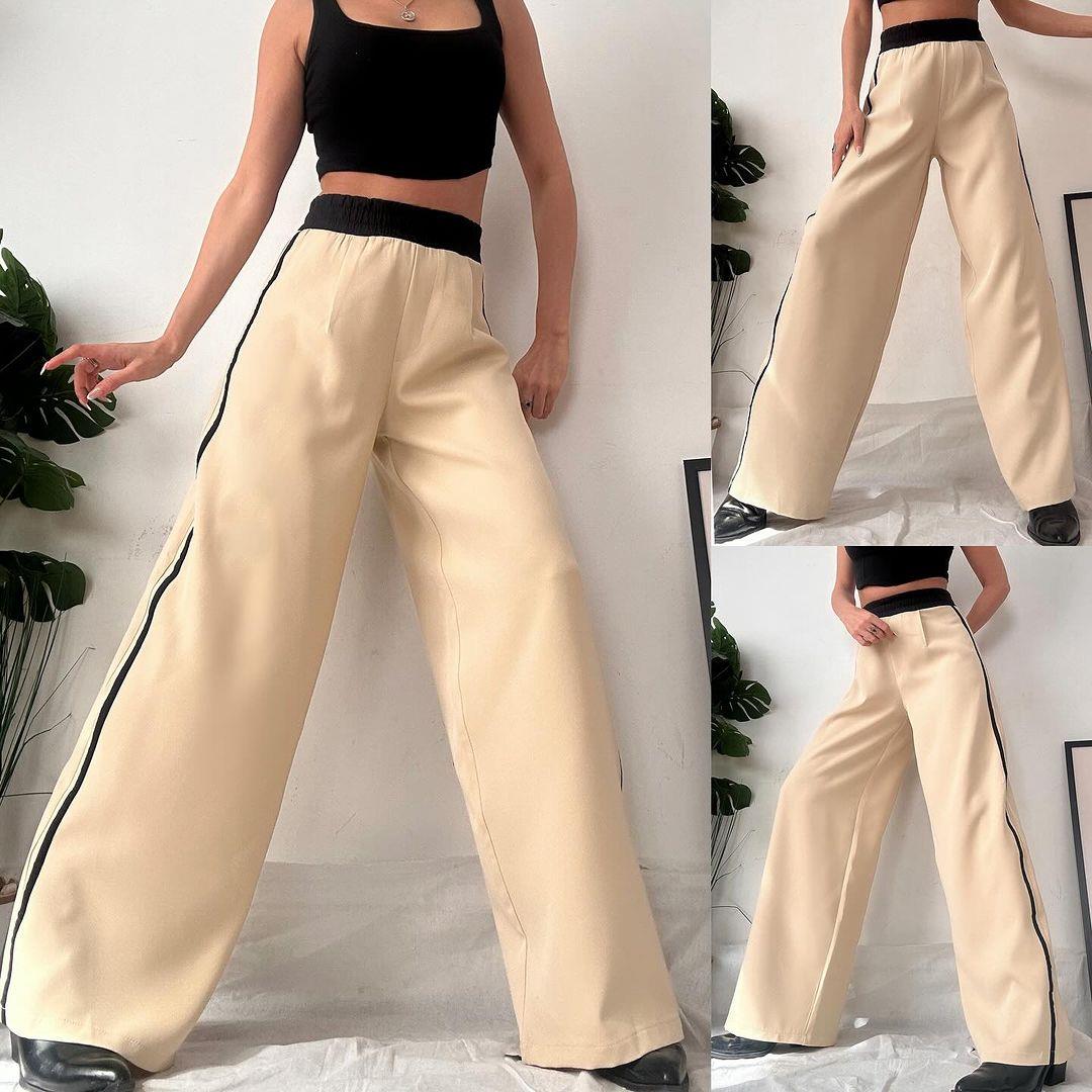 OLIDA ŞERİTLİ TENSEL PANTOLON 