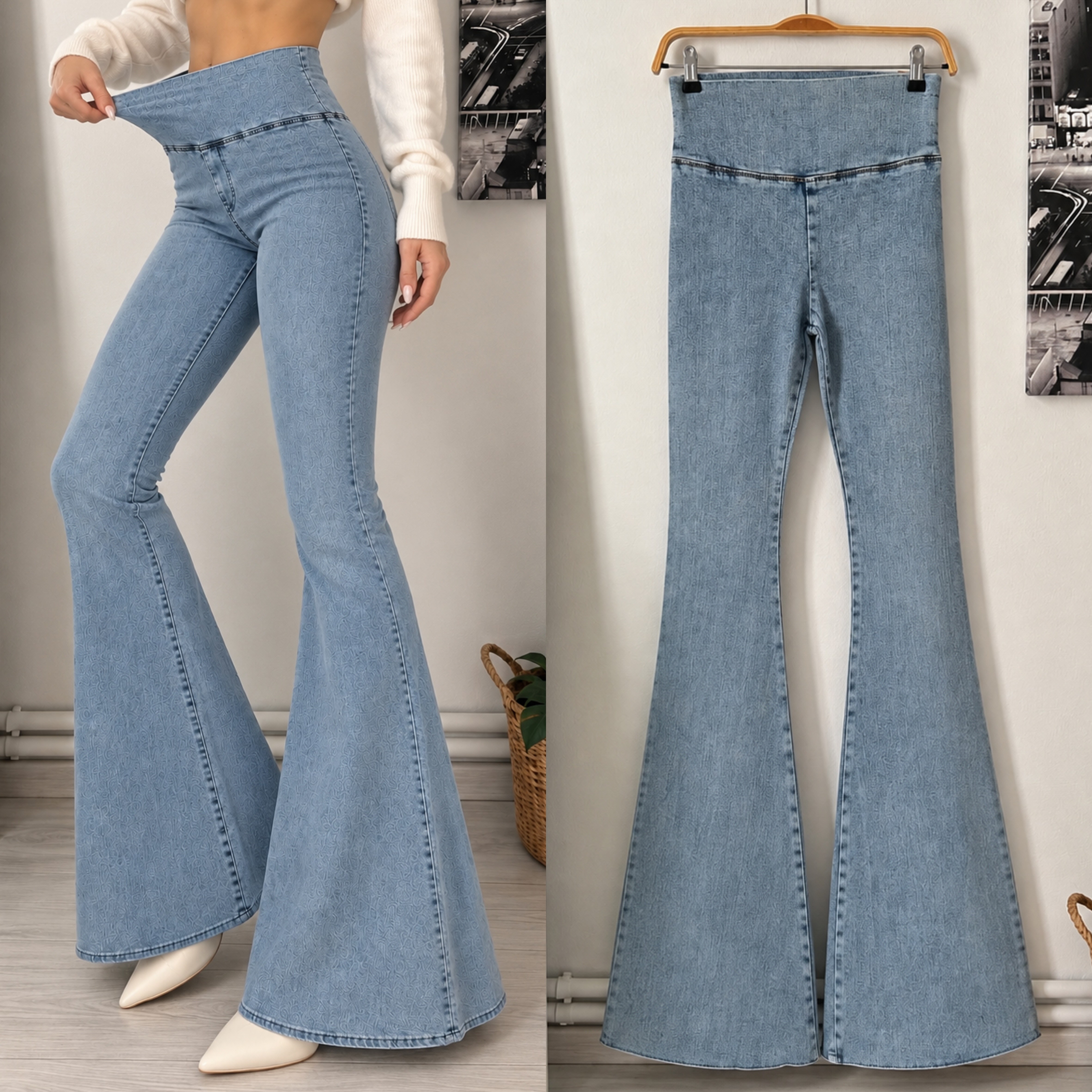 ONS TOPARLAYICI JEAN TAYT PANTOLON