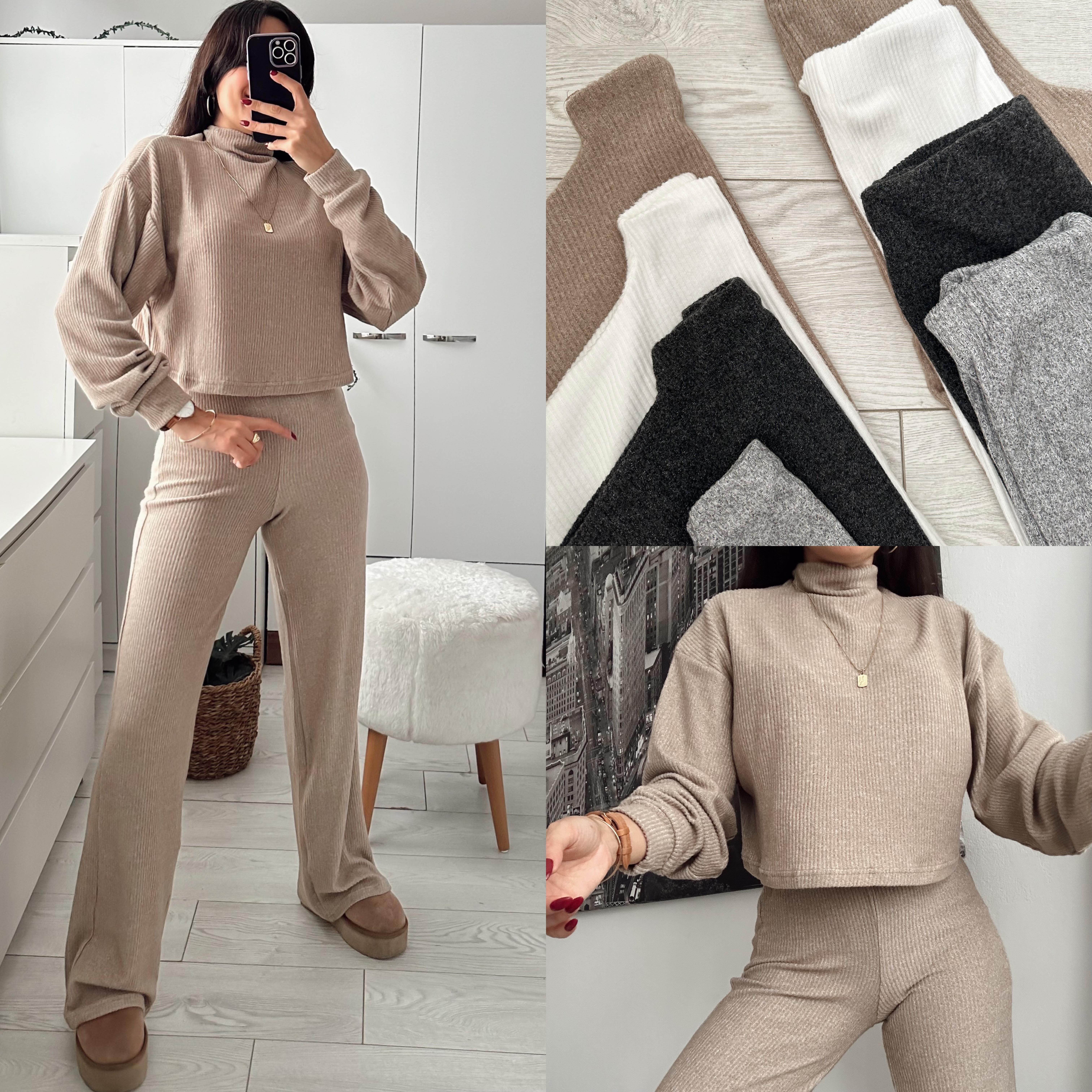 PEARLY YUMOŞ TRİKO TAKIM SÜTLÜKAHVE