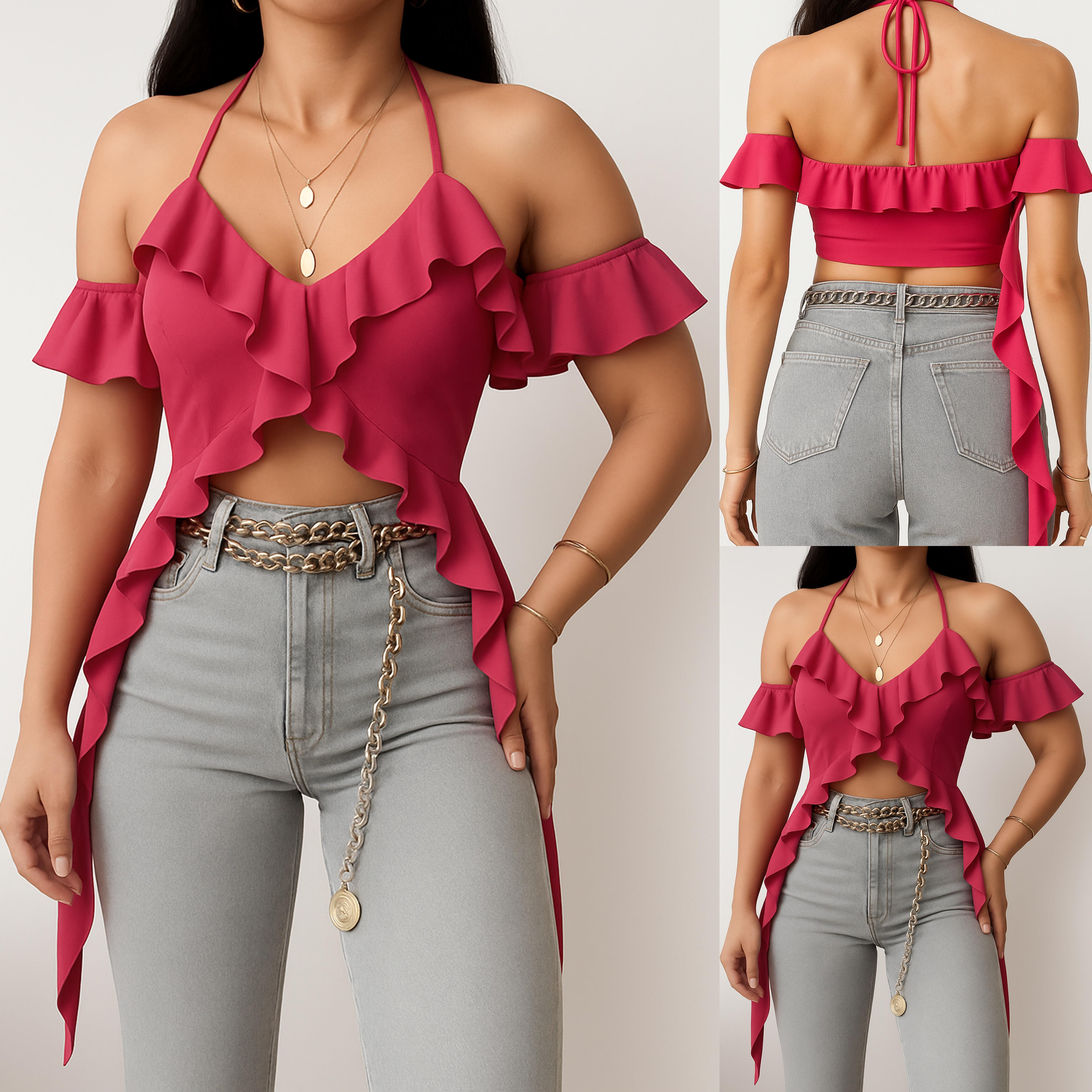 PİNKYME FIRFIRLI BLUZ 