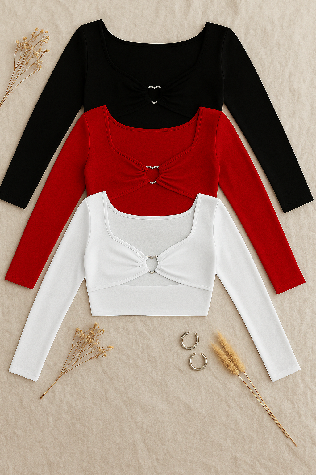 QUEEN KALP AKSESUARLI BLUZ