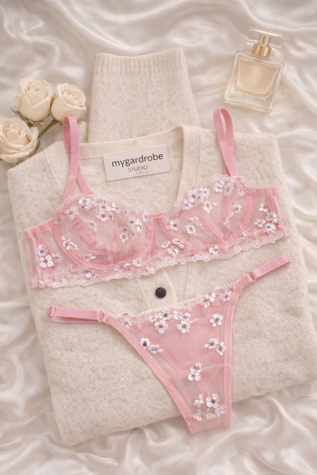 SASA BRODE SÜTYEN STRING İÇ ÇAMAŞIRI TAKIMI