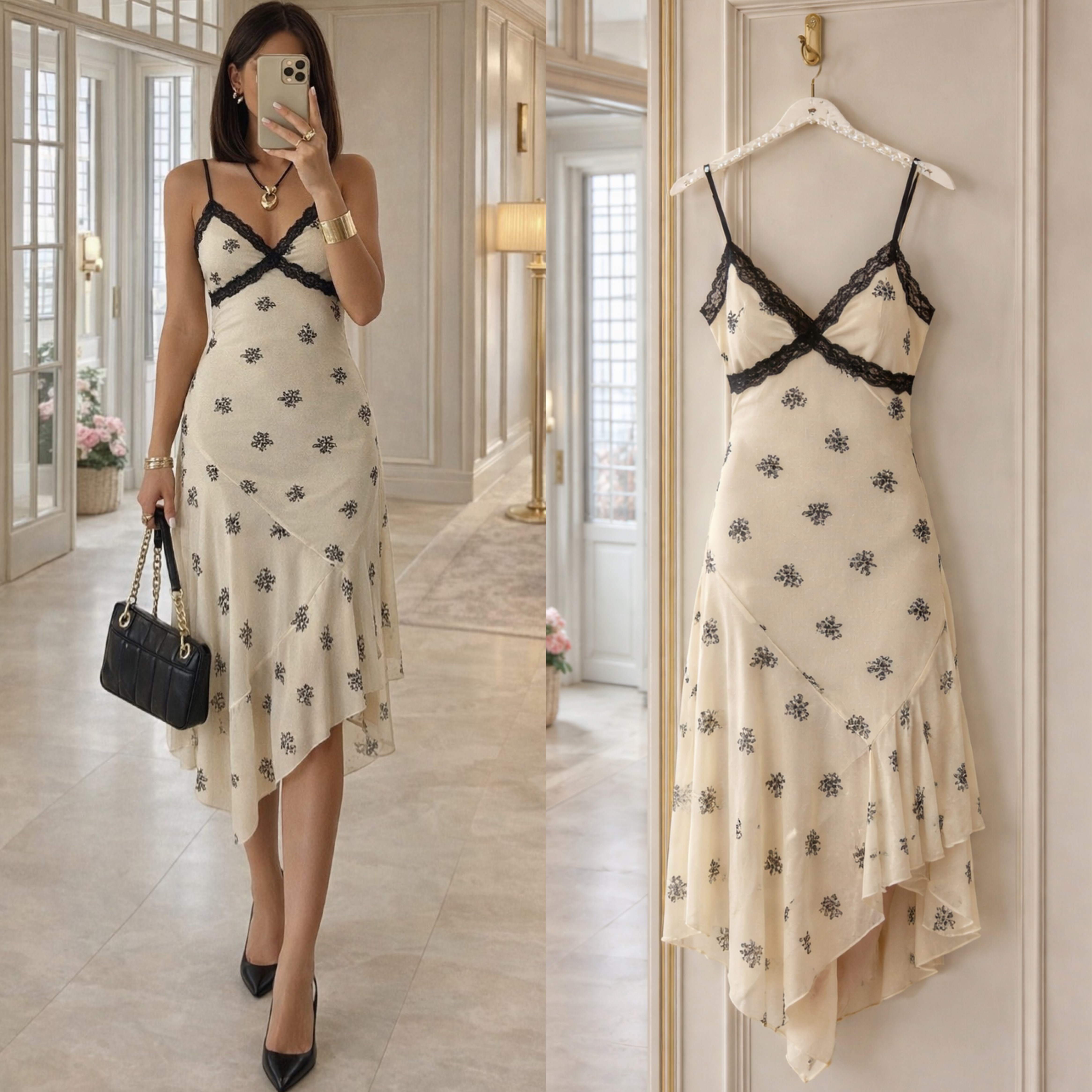 SINRA TÜL ASTARLI ELBİSE