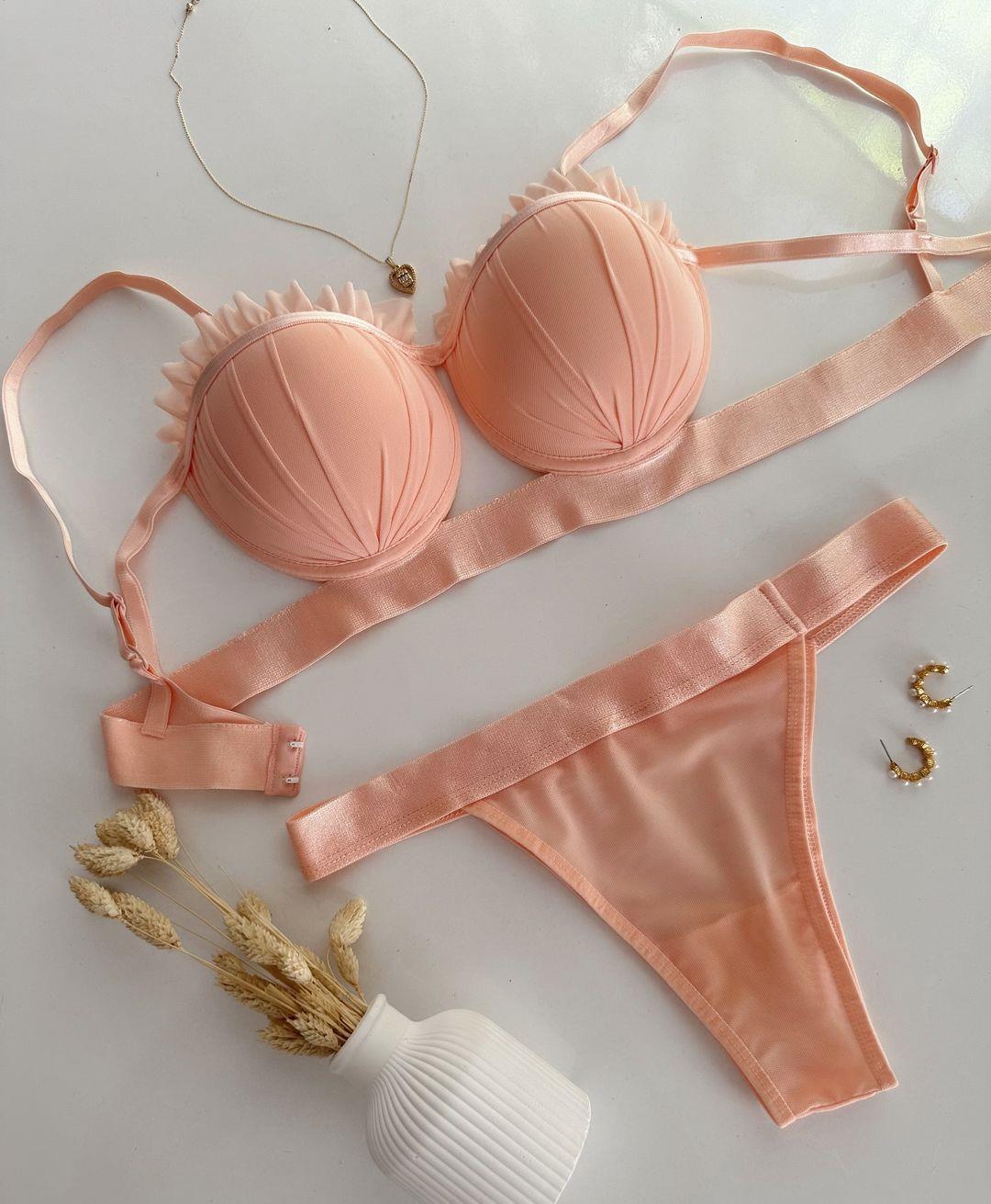 SWETLANA PUSH UP DOLGULU İÇ ÇAMAŞIRI TAKIM PUDRA