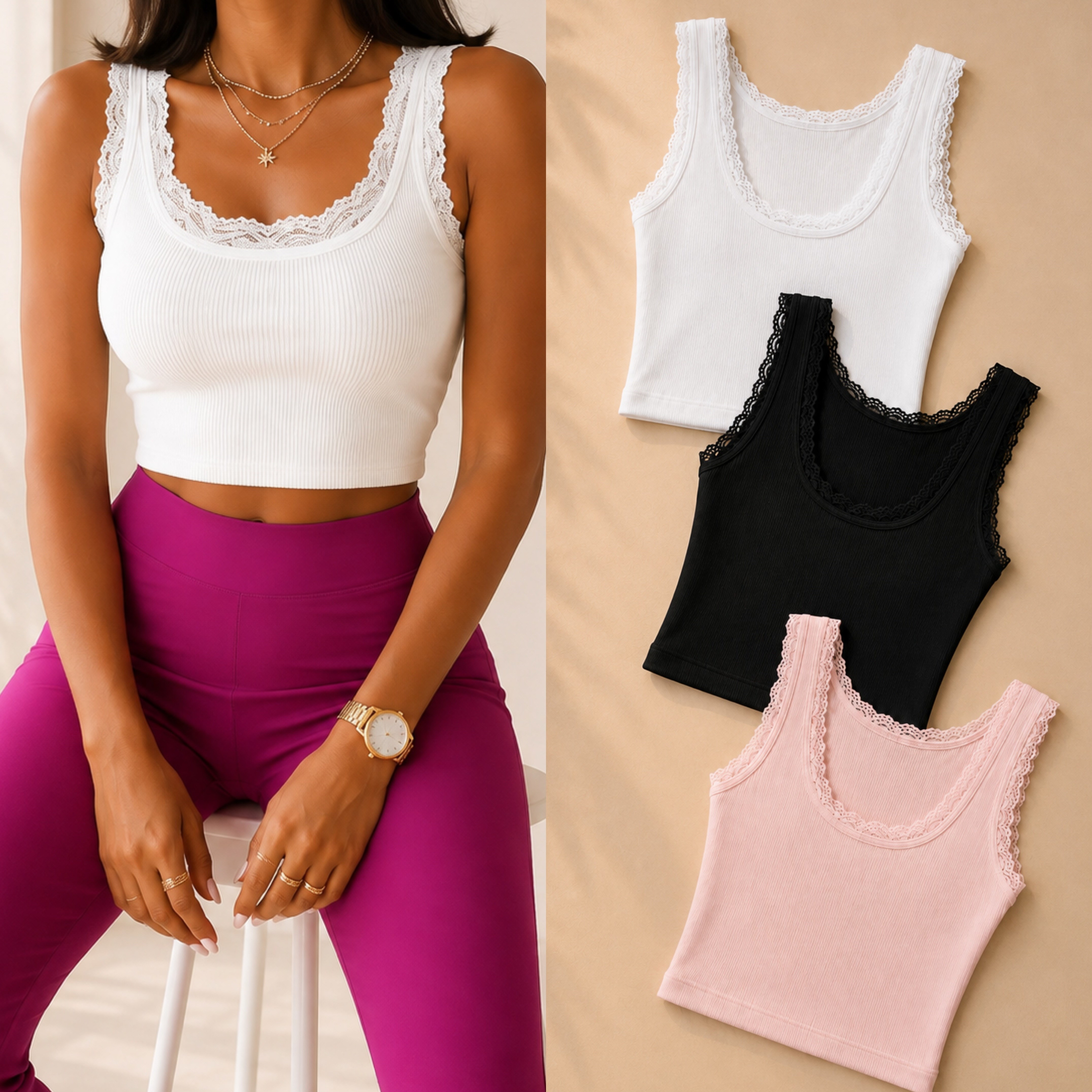 ULIA DANTELLİ FİTİLLİ TOP