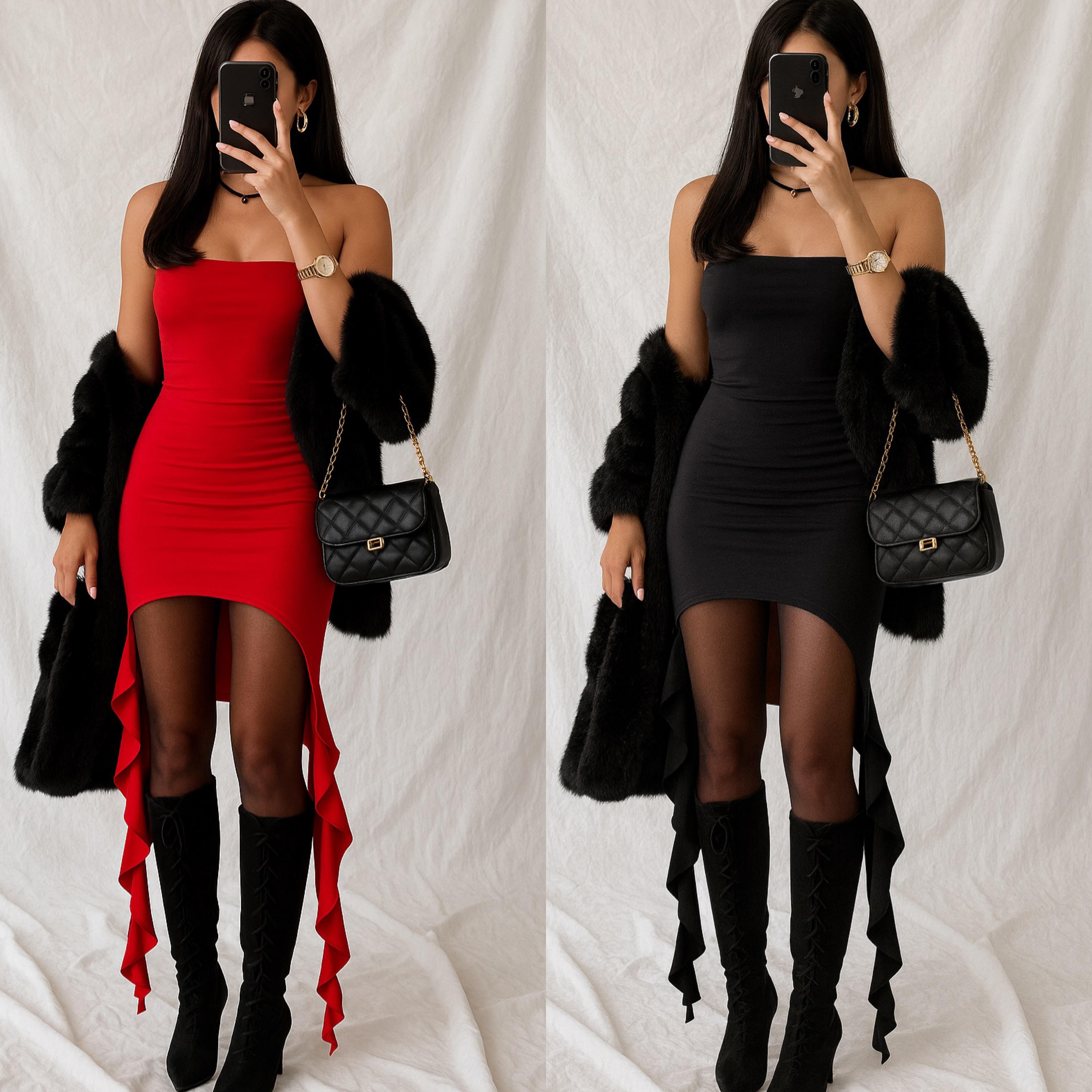 VINDY STRAPLEZ SANDY ELBİSE