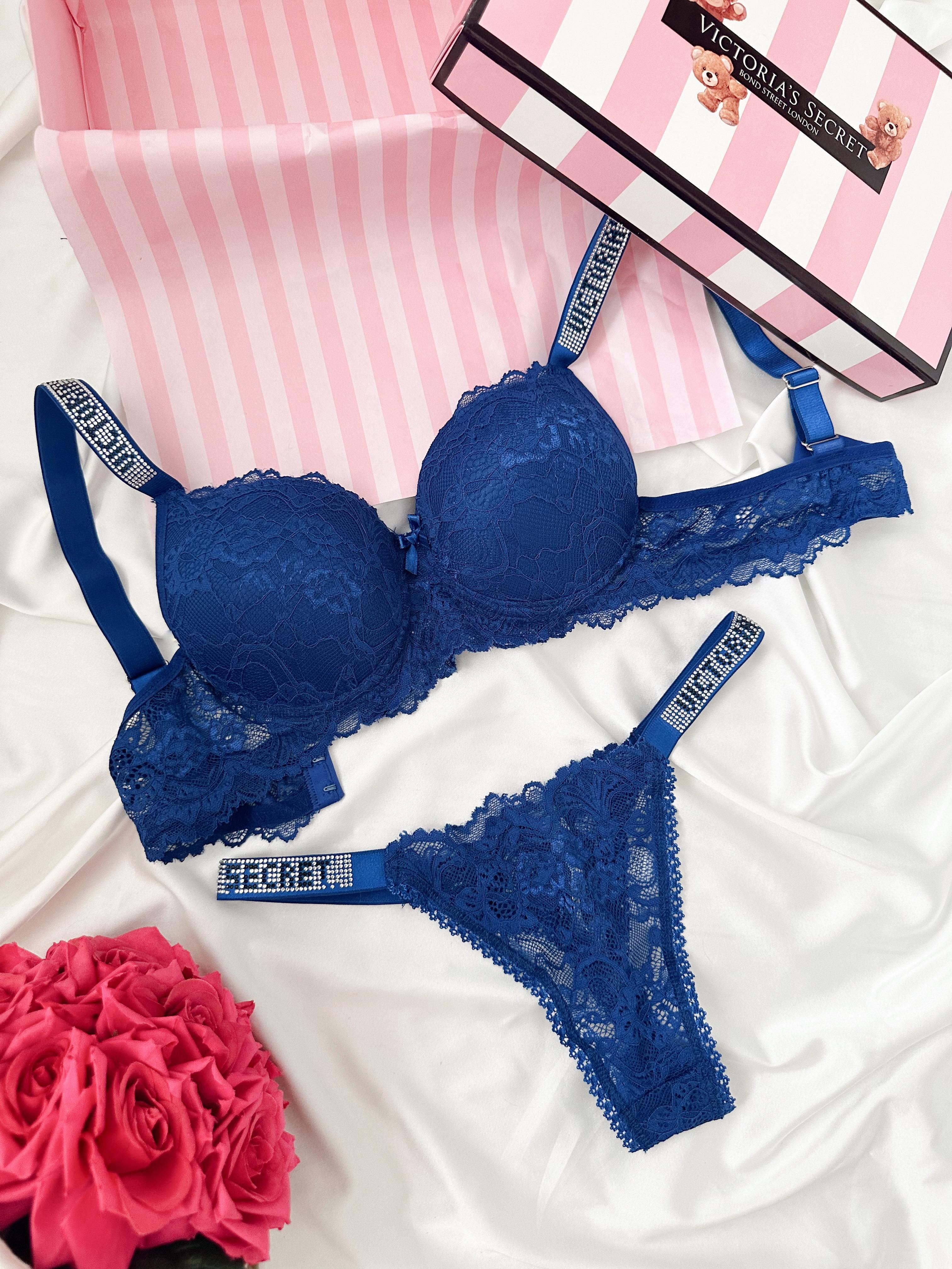 VS IŞILTILI PUSH UP DOLGULU İÇ ÇAMAŞIRI TAKIM  SAKS