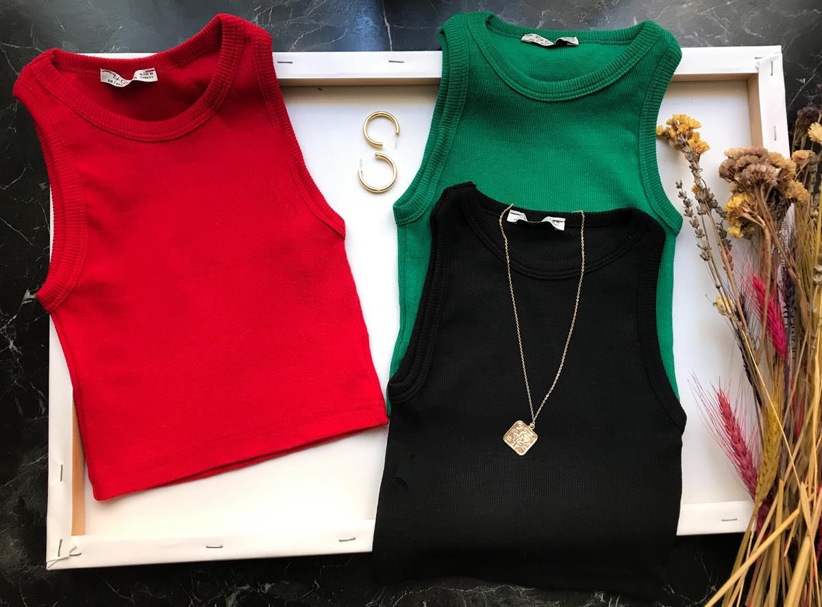 WISH HALTER YAKA CROP TOP