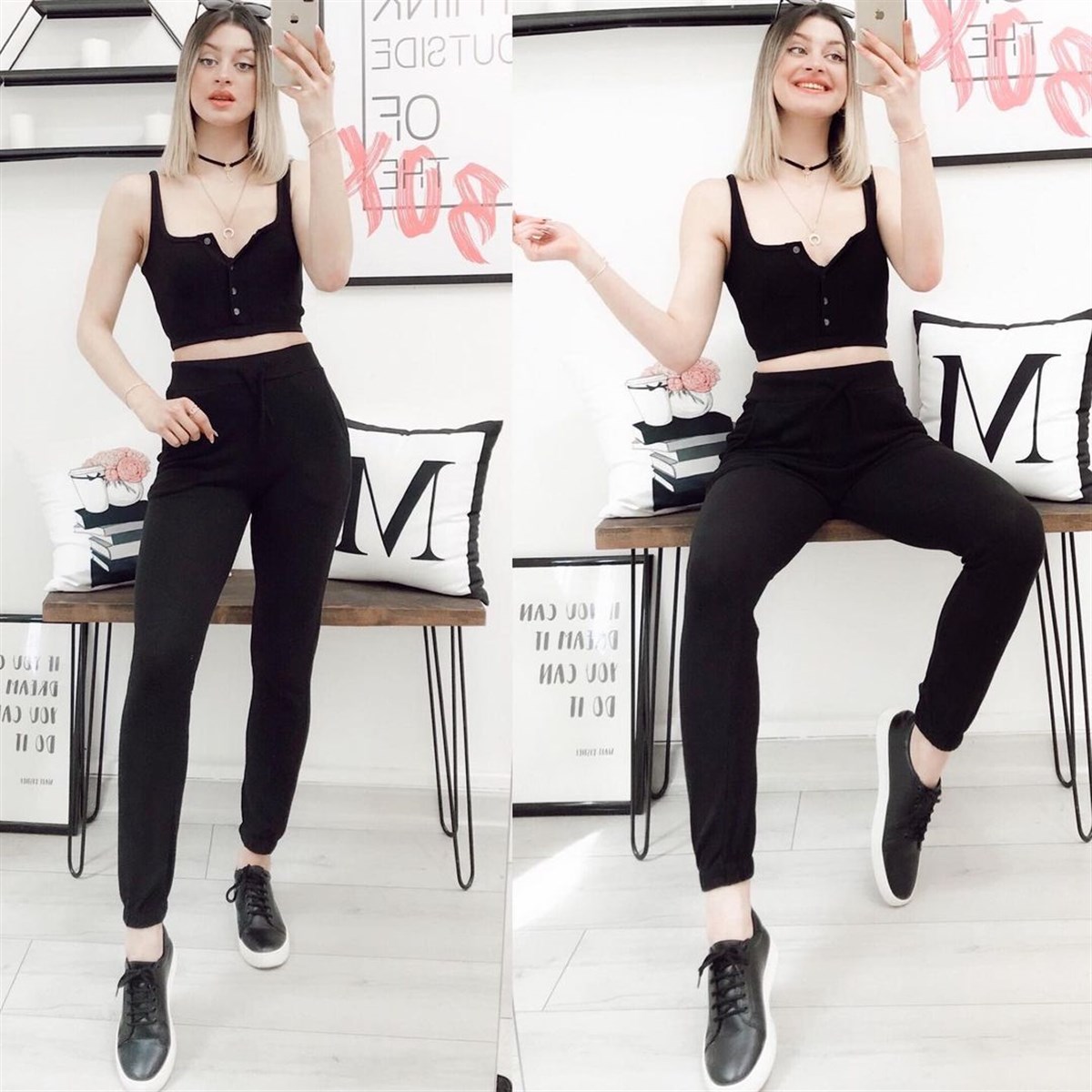YUMOŞ DÜĞMELİ ATLET TAKIM