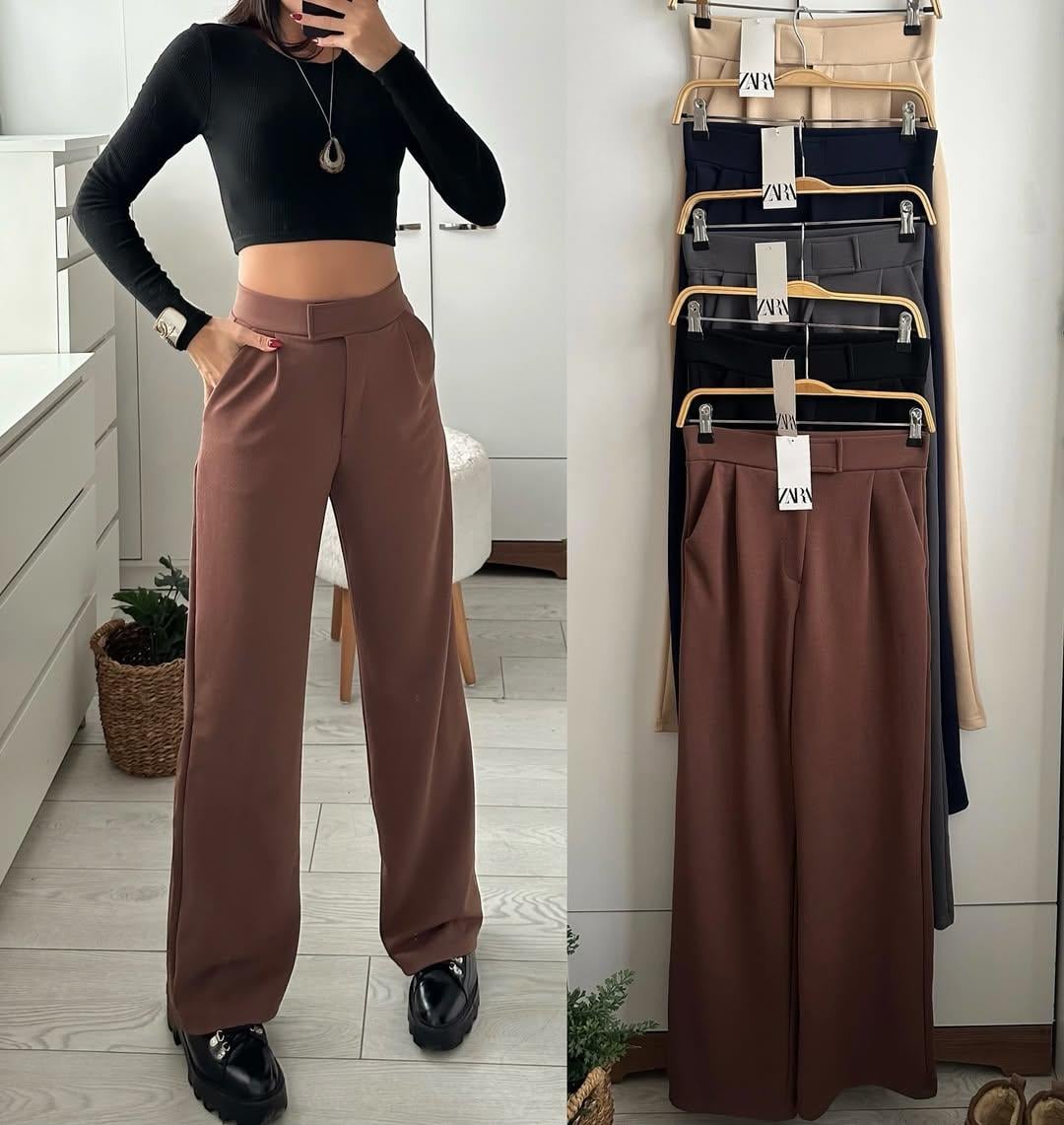 ZR CIRTLI WIDE LEG PANTOLON 