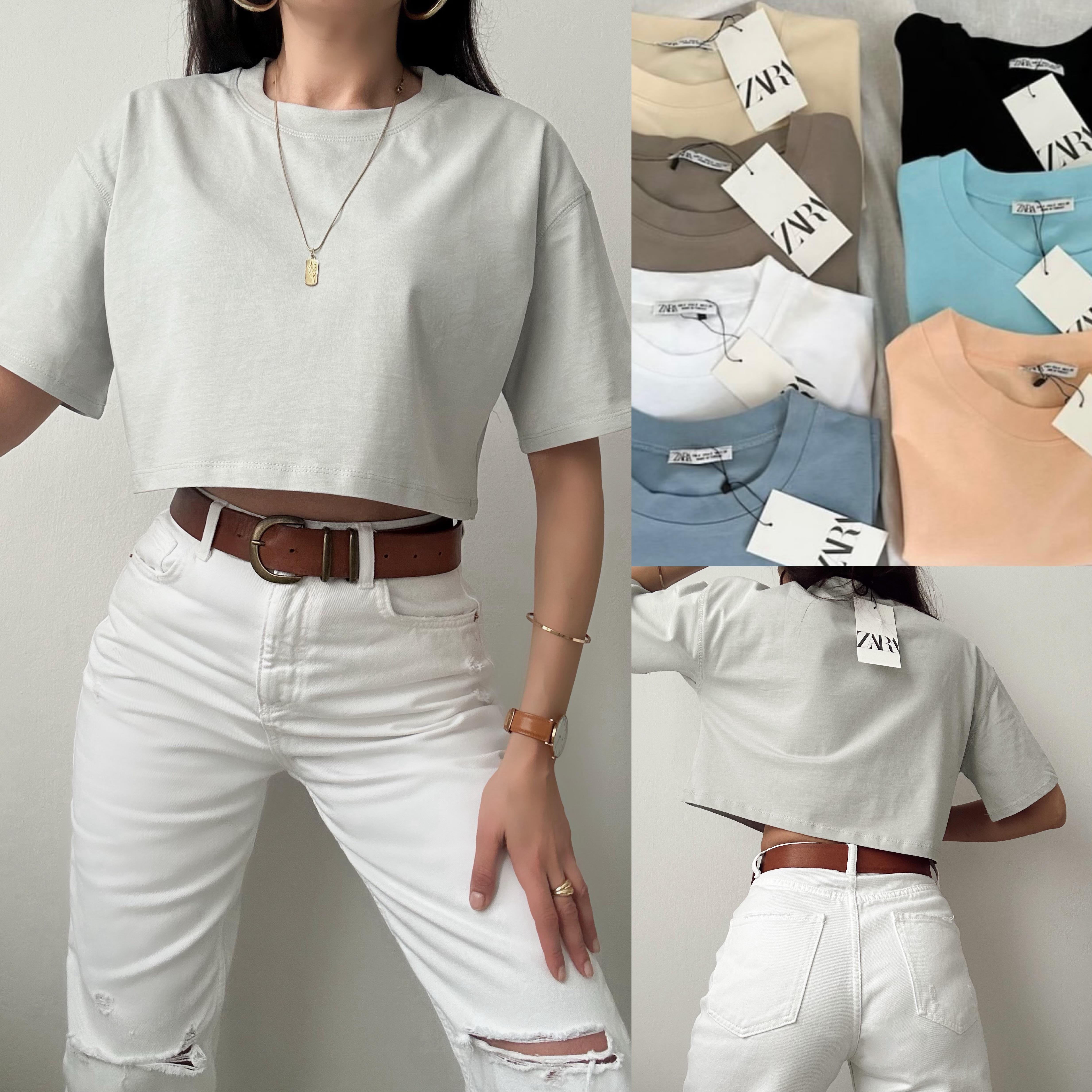 ZR OVERSIZE CROP TSHIRT