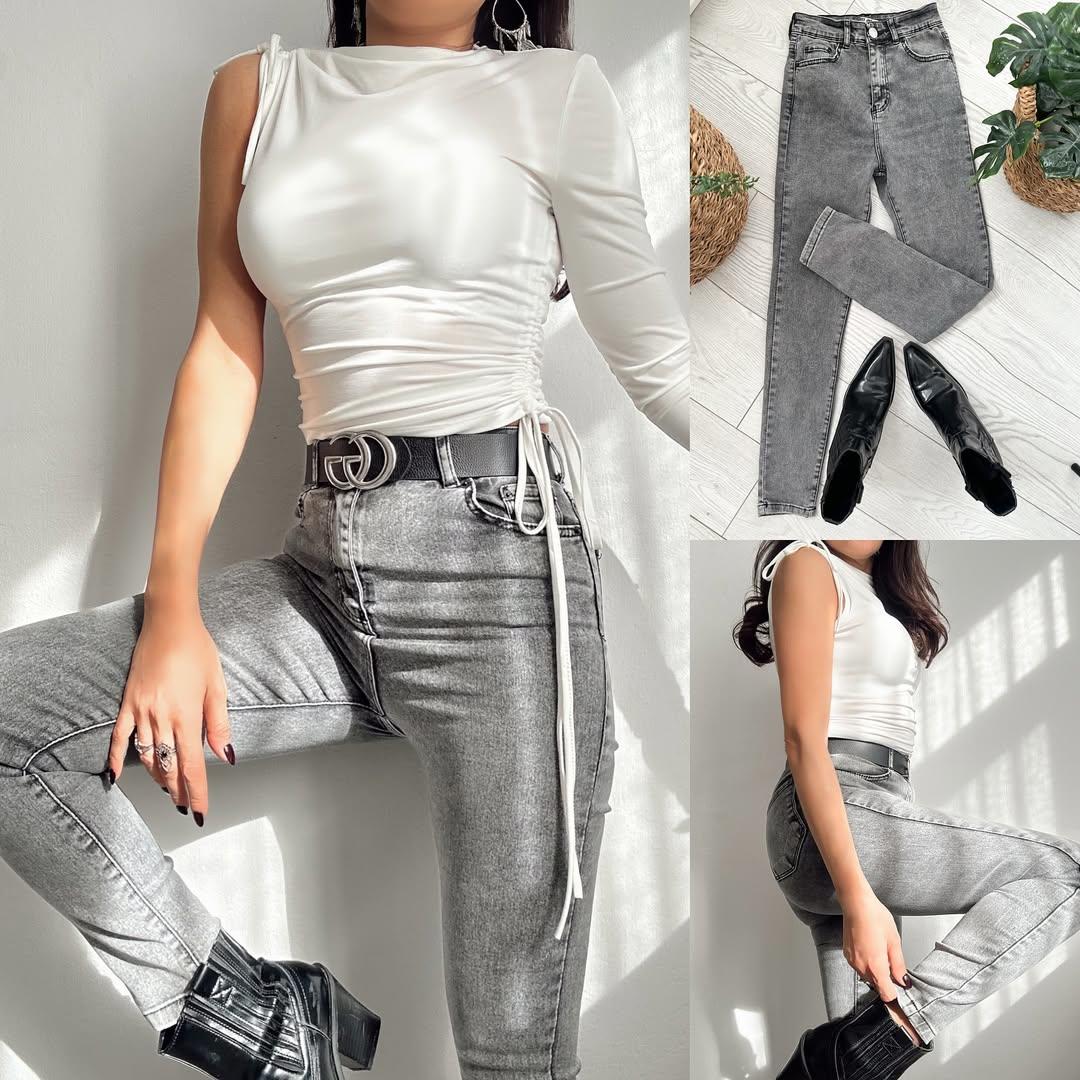 ZR SKINNY FİT YÜKSEK BEL TOPARLAYICI JEAN 