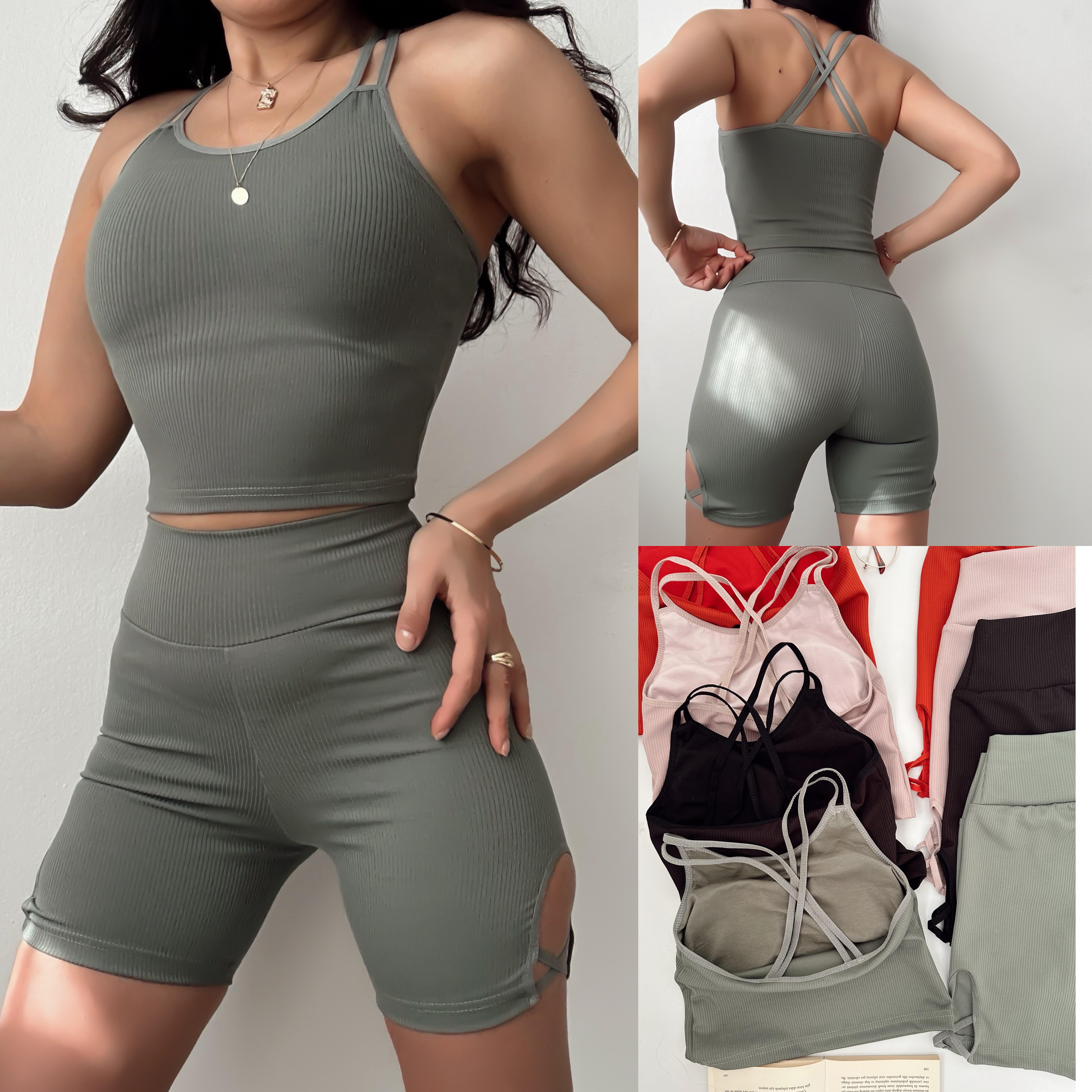 ZRA ÇIKARILABİLİR DOLGULU BUSTİYER ŞORT TAKIM