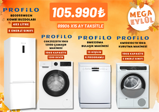 PROFİLO BEYAZ EŞYA PAKETİ 2Beyaz Eşya & Elektronik
