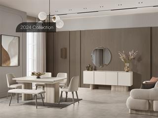 Bige Güneş Yemek Odası Takımı(Ünite Dahil)Modern Yemek Odası Takımı