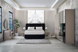 Arno Armoni 6 Kapılı Yatak Odası Takımı-BaşlıklıModern Yatak Odası Takımı