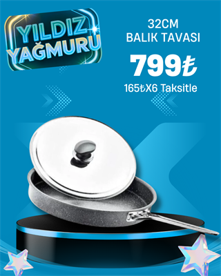OMS 3222 BALIK-BÖREK 32CM TAVA GREYEKİM'İN YILDIZLARI