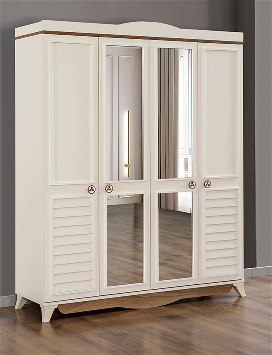 Dardason Genç Irmak Dm134 Panjurlu 4 Kapılı Dolap - Hedef AVM'de