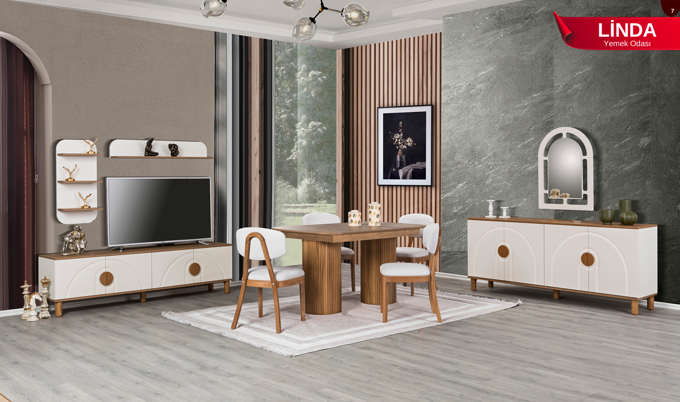 Kozan Linda Km.25.111 Sabit Masa - Hedef AVM'de Elden Taksitli Satış