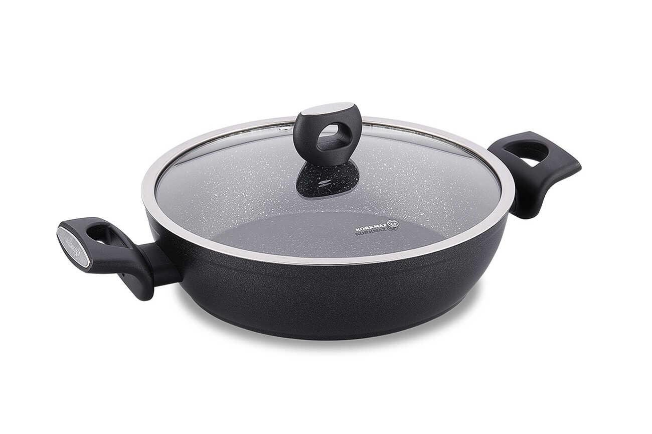 Korkmaz A2942 Nora Granit Tencere 28X13,7