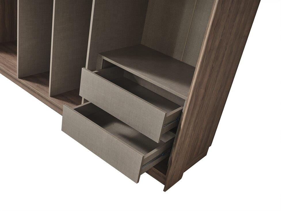 Bige Tosko Ceviz/krem 6 Kapılı Dolap - Hedef AVM'de Elden Taksitli