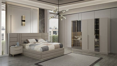 Eray Nepal 5+1 Yatak Odası Takımı-KaryolalıModern Yatak Odası Takımı