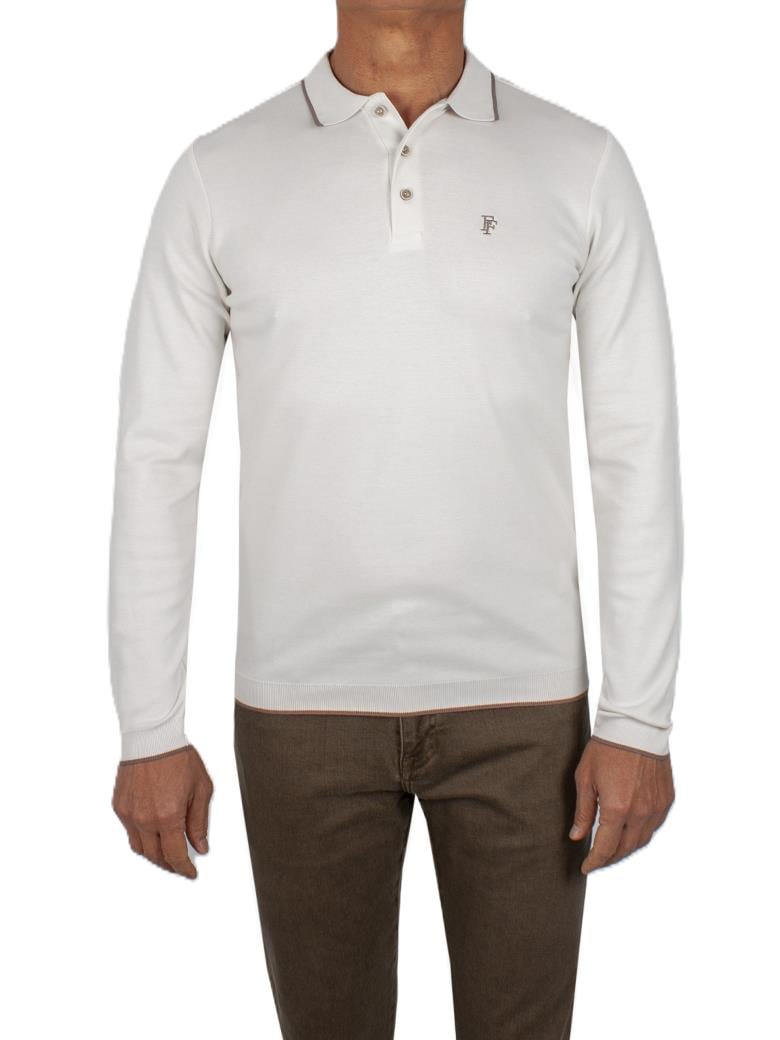 Regular Fit %100 Pamuk Etek Bantlı Ekru Polo Shirt 