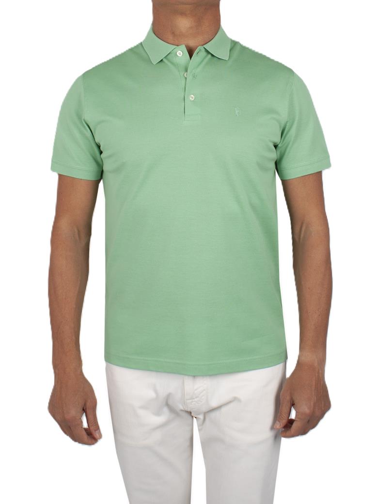 Regular Fit Merserize %100 Pamuk Açık Yeşil Polo Yaka Tişört