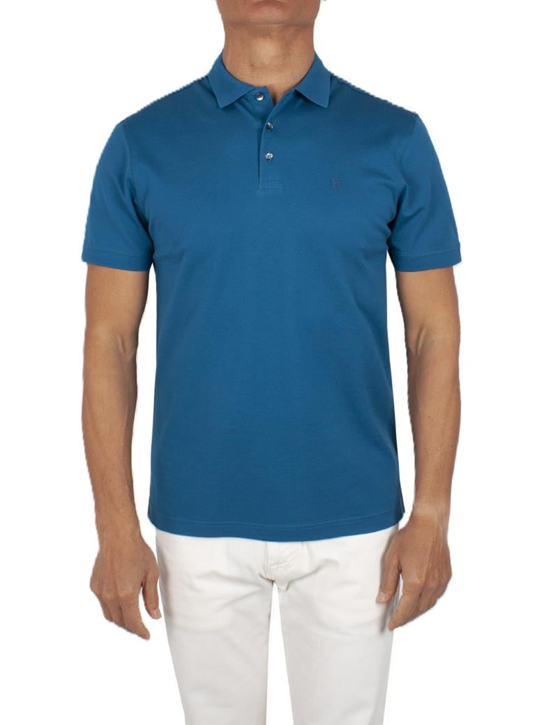 Regular Fit Merserize %100 Pamuk Petrol Polo Yaka Tişört